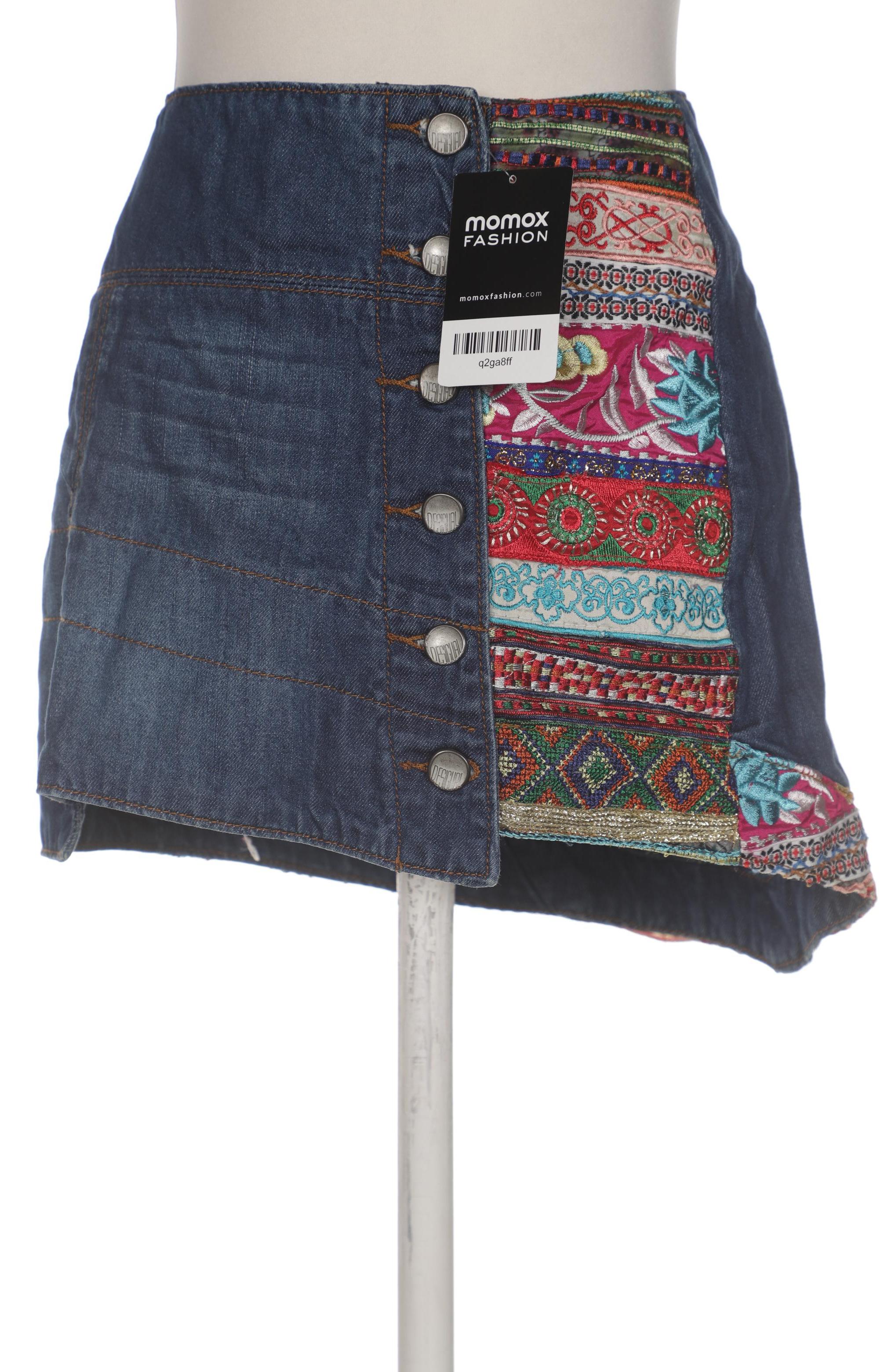 

Desigual Damen Rock, marineblau, Gr. 36