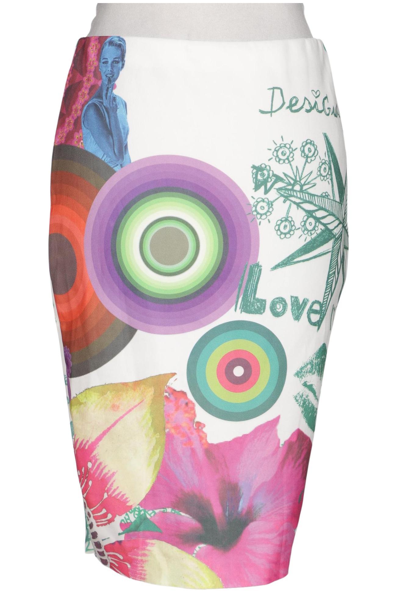 

Desigual Damen Rock, weiß, Gr. 38