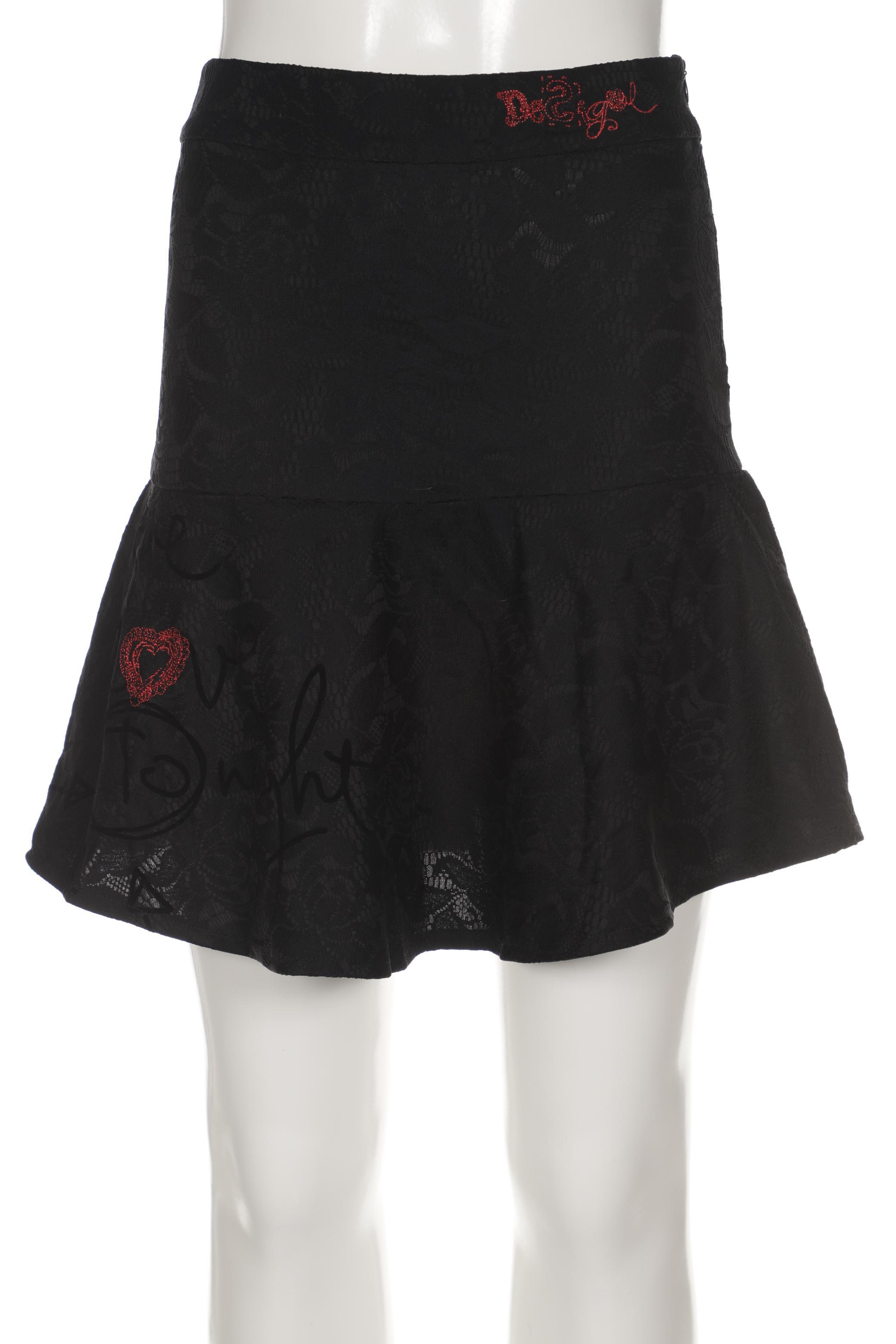 

Desigual Damen Rock, schwarz, Gr. 34