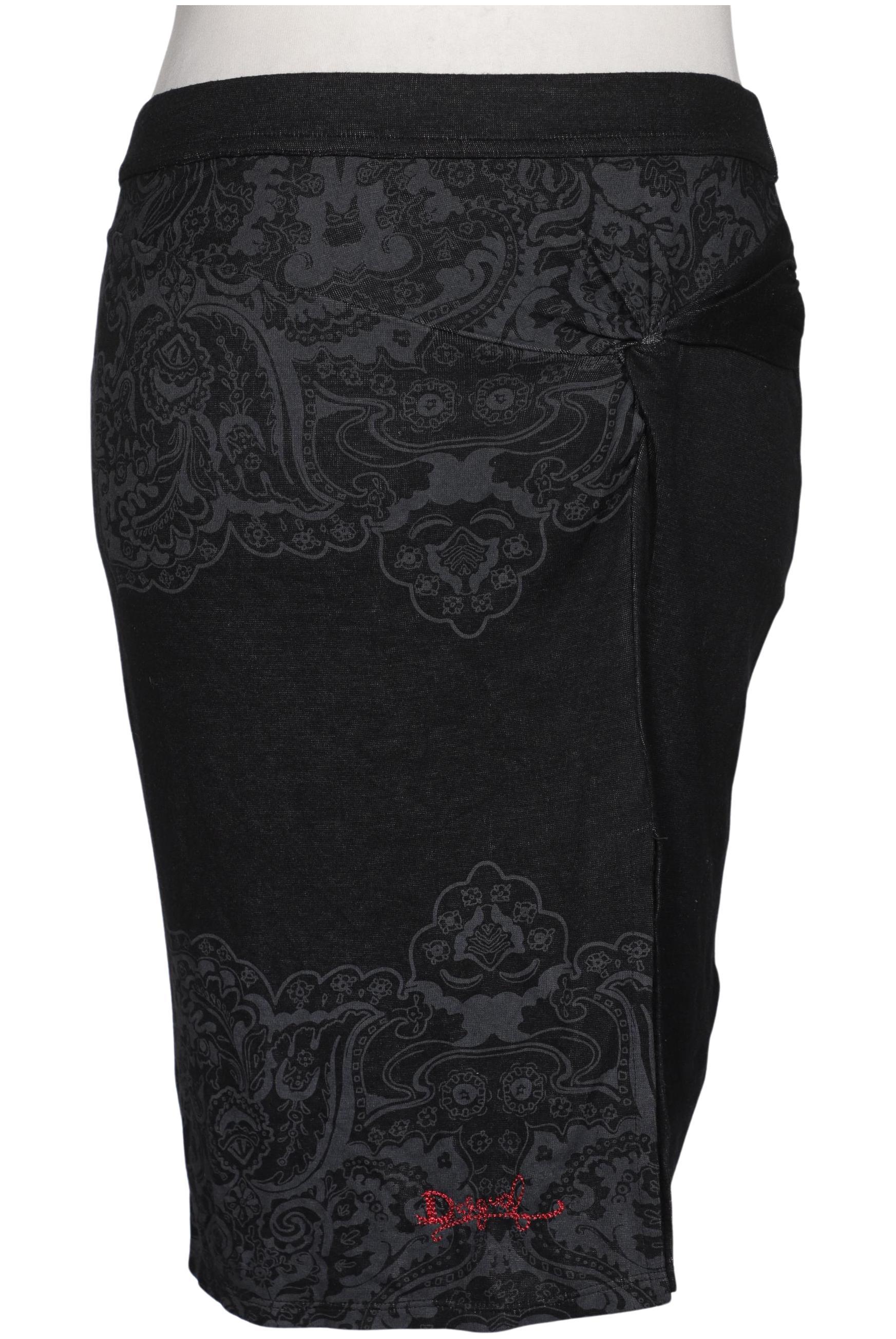 

Desigual Damen Rock, schwarz, Gr. 44