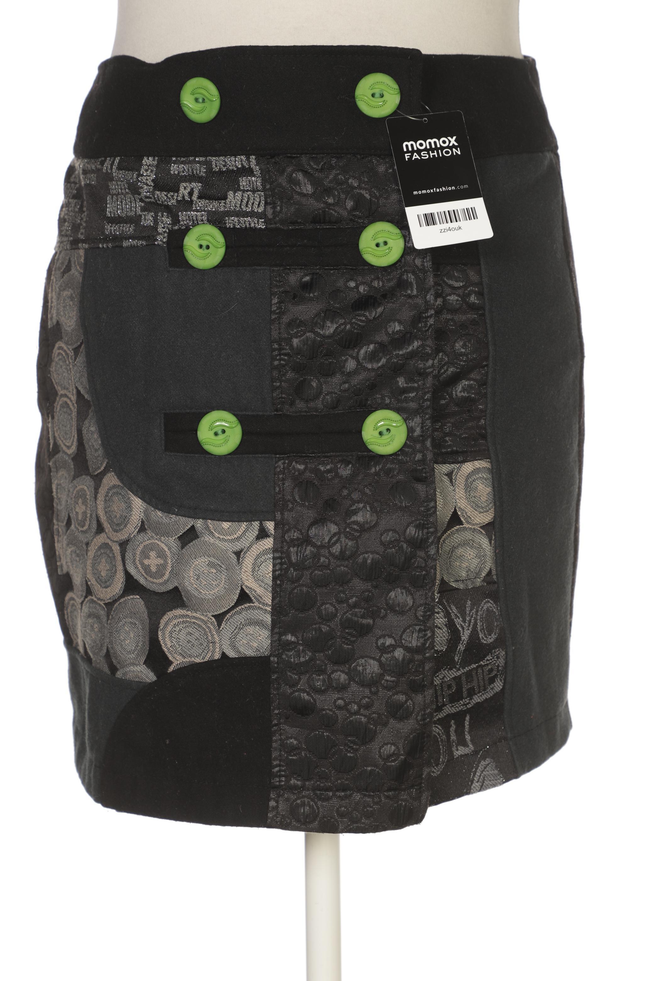

Desigual Damen Rock, schwarz, Gr. 42