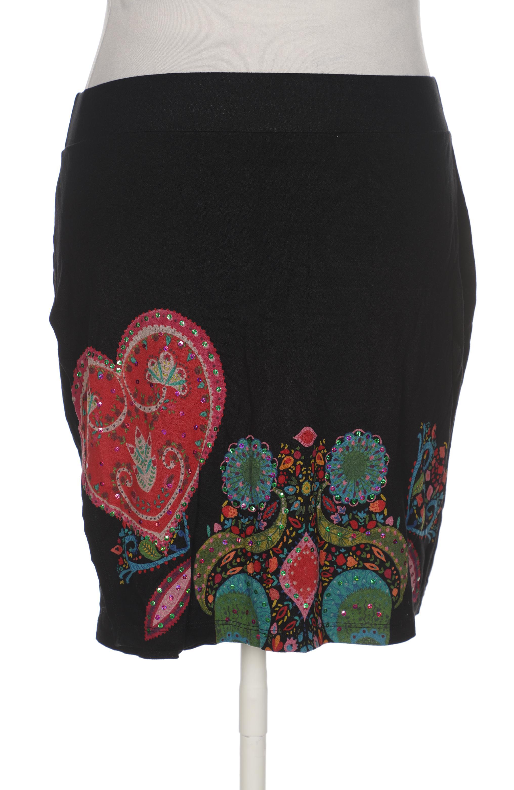 

Desigual Damen Rock, schwarz, Gr. 42