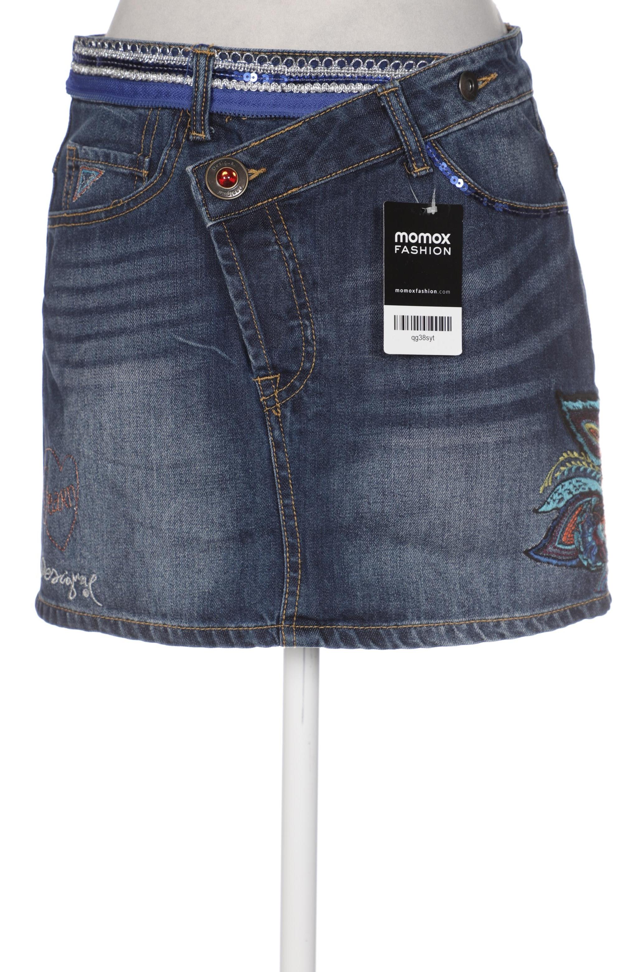 

Desigual Damen Rock, marineblau, Gr. 36