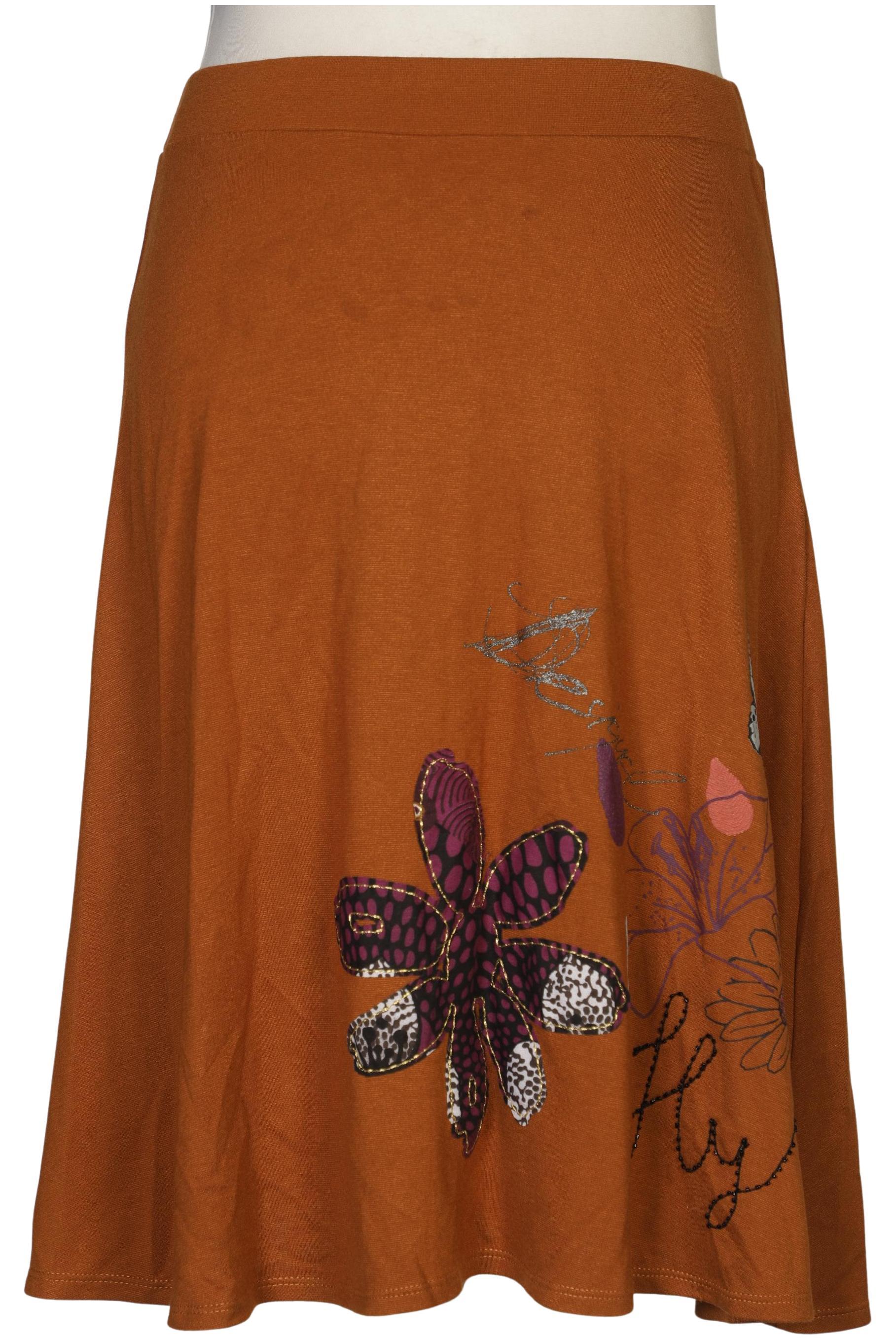 

Desigual Damen Rock, braun, Gr. 42