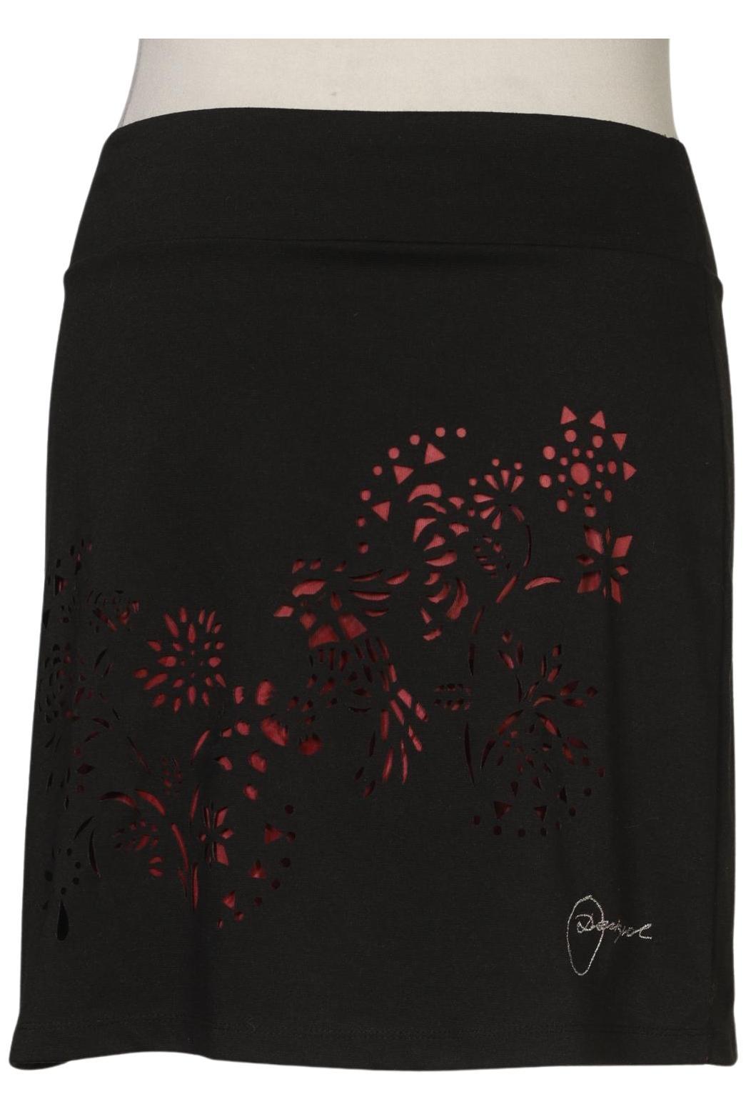 

Desigual Damen Rock, schwarz, Gr. 42
