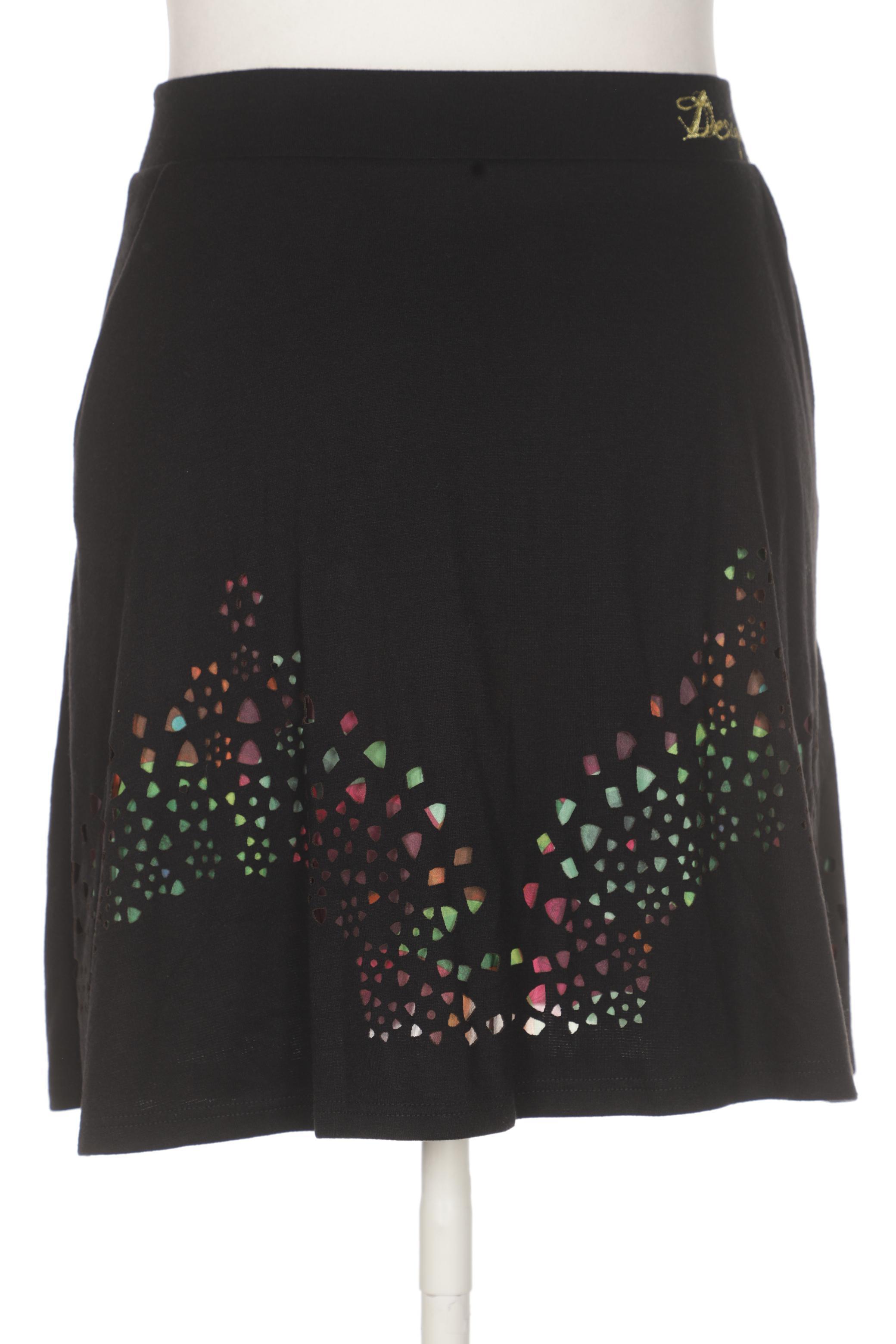 

Desigual Damen Rock, schwarz, Gr. 42