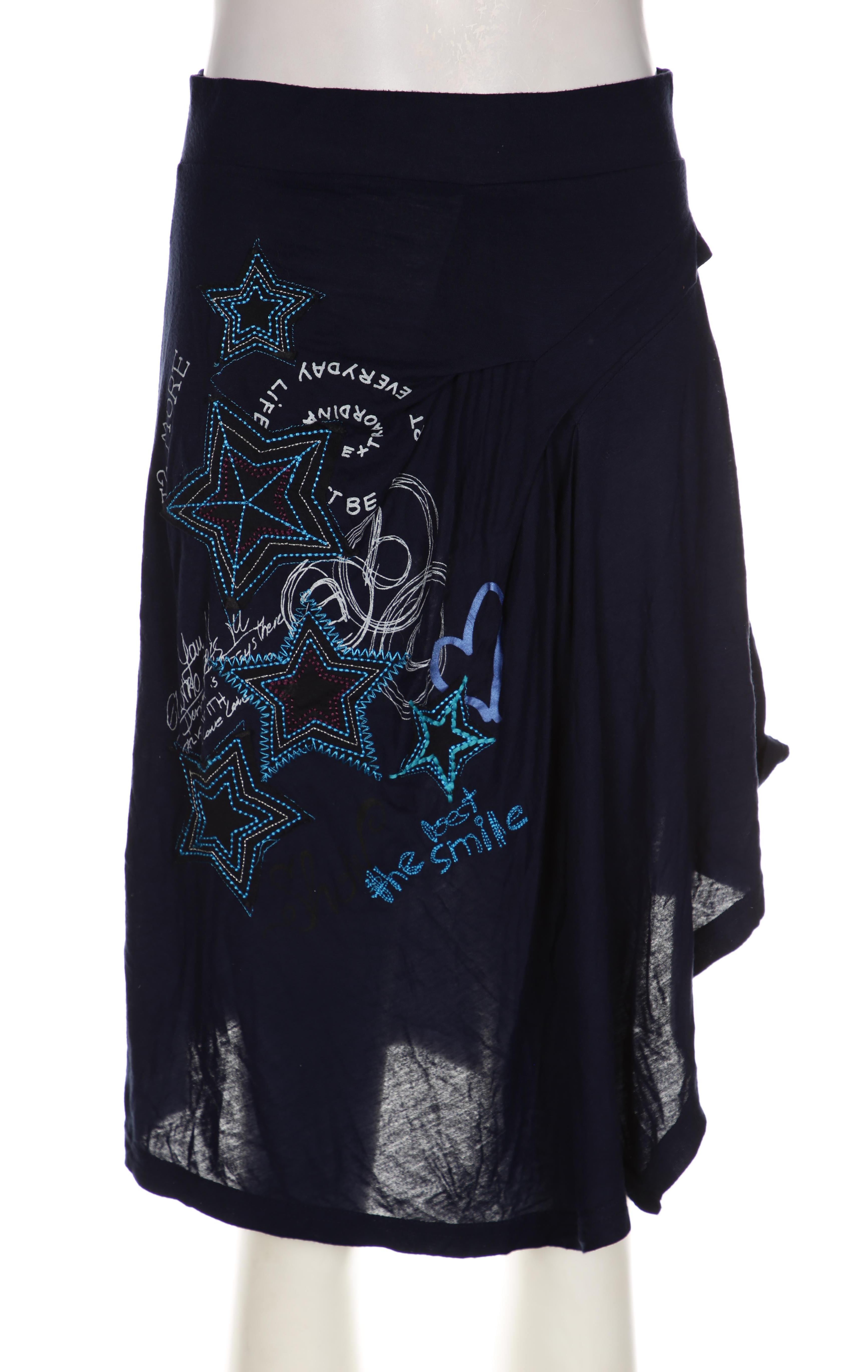 

Desigual Damen Rock, blau, Gr. 36