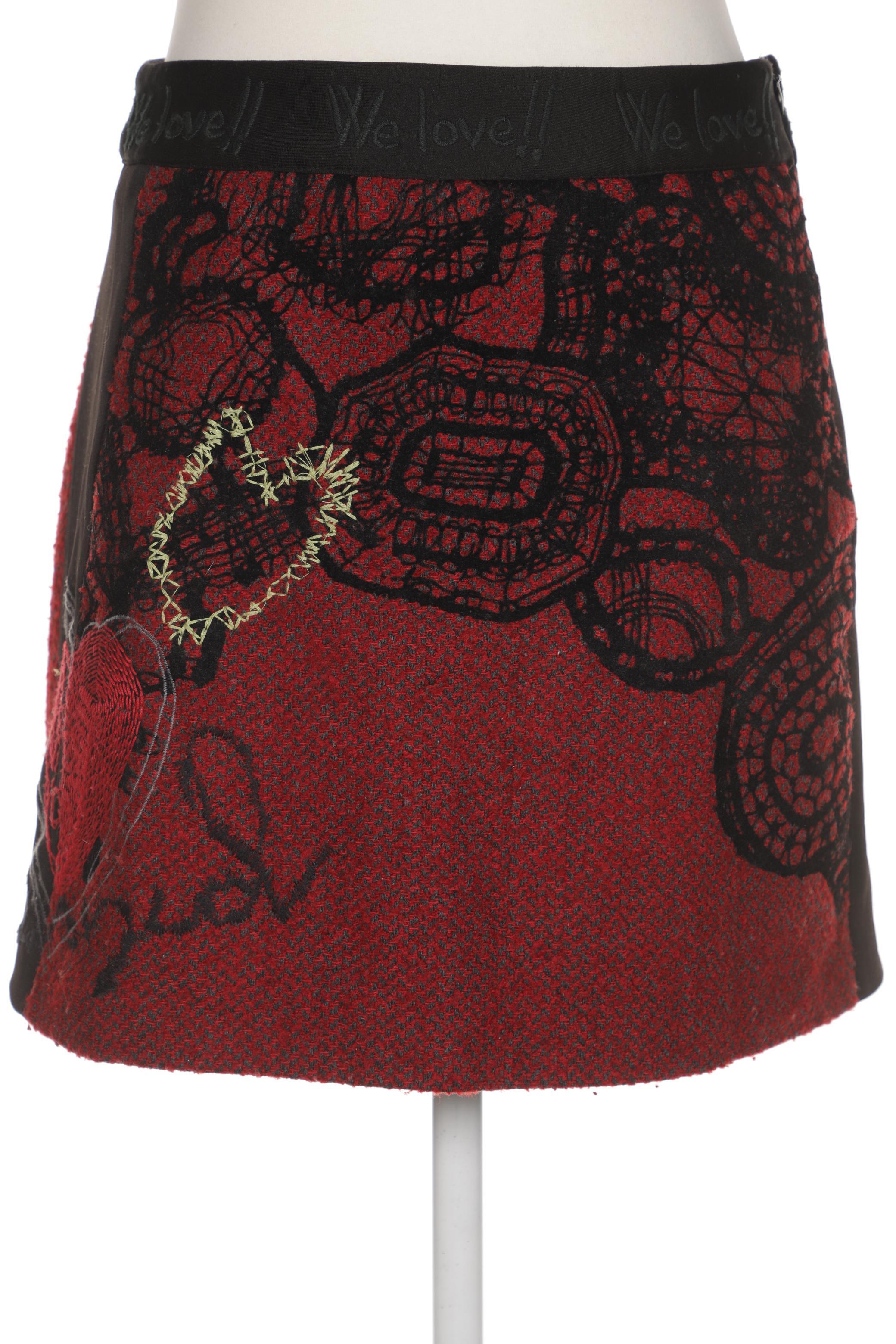 

Desigual Damen Rock, rot, Gr. 40