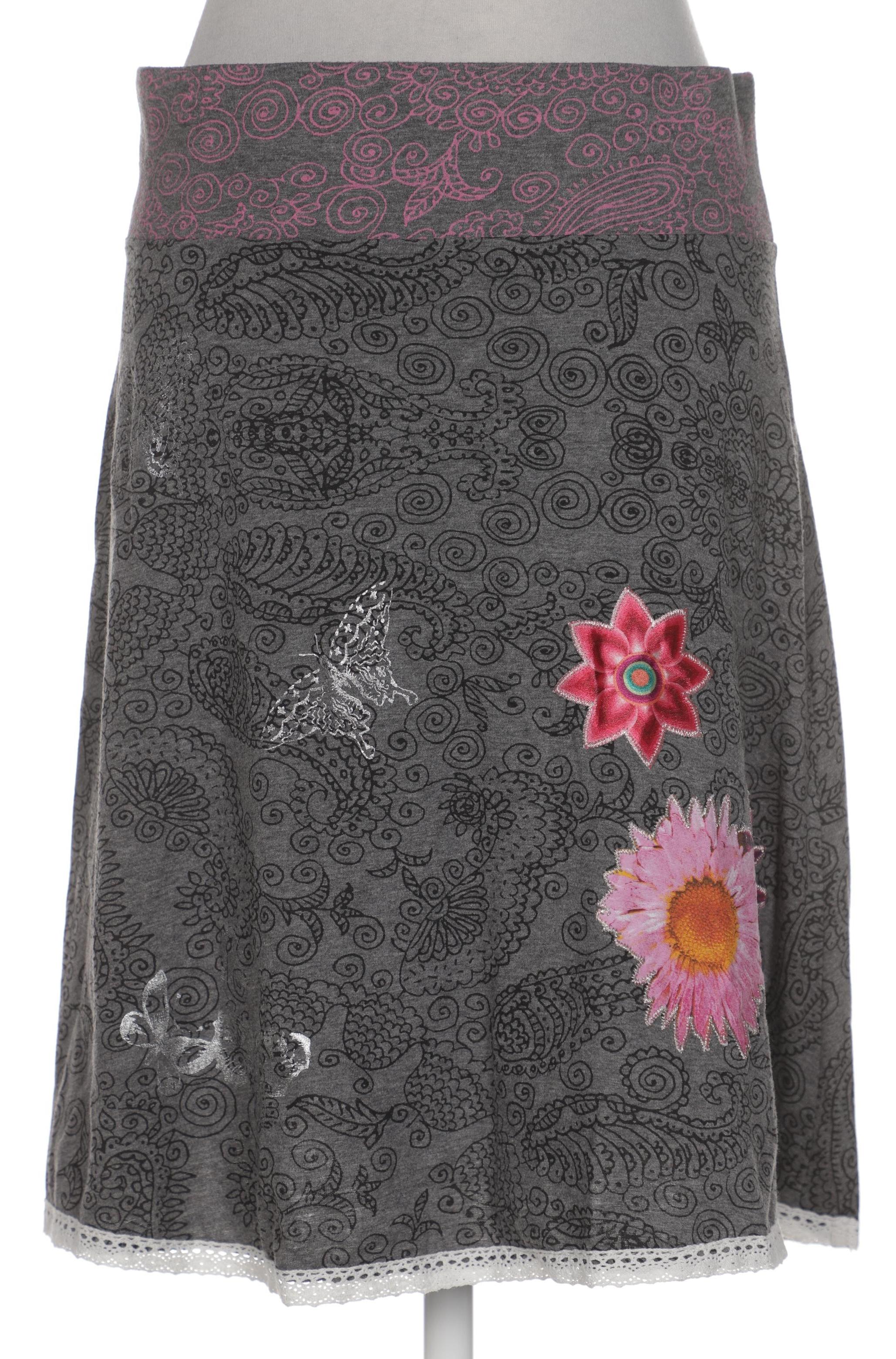 

Desigual Damen Rock, grau, Gr. 38