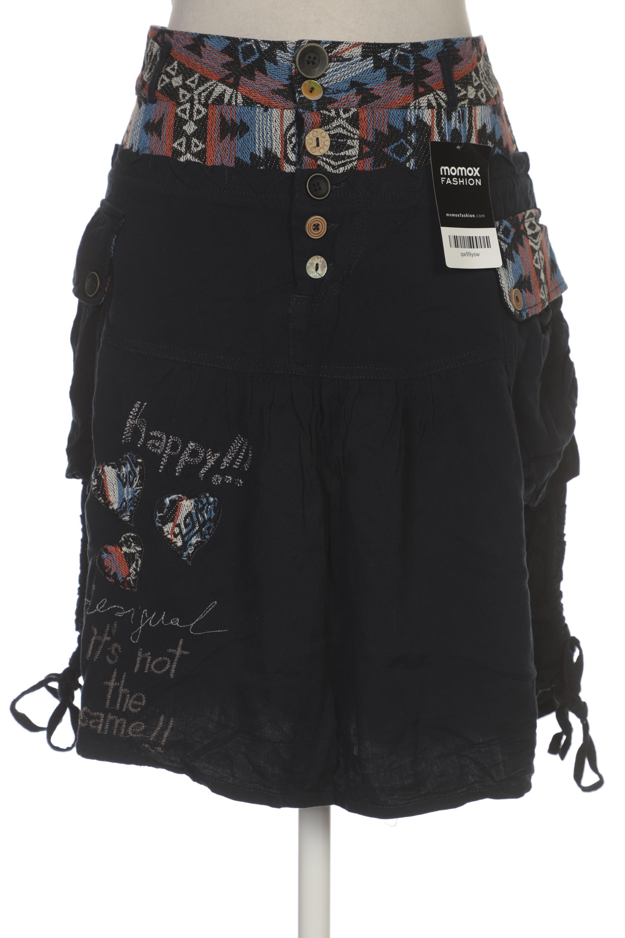 

Desigual Damen Rock, marineblau, Gr. 40