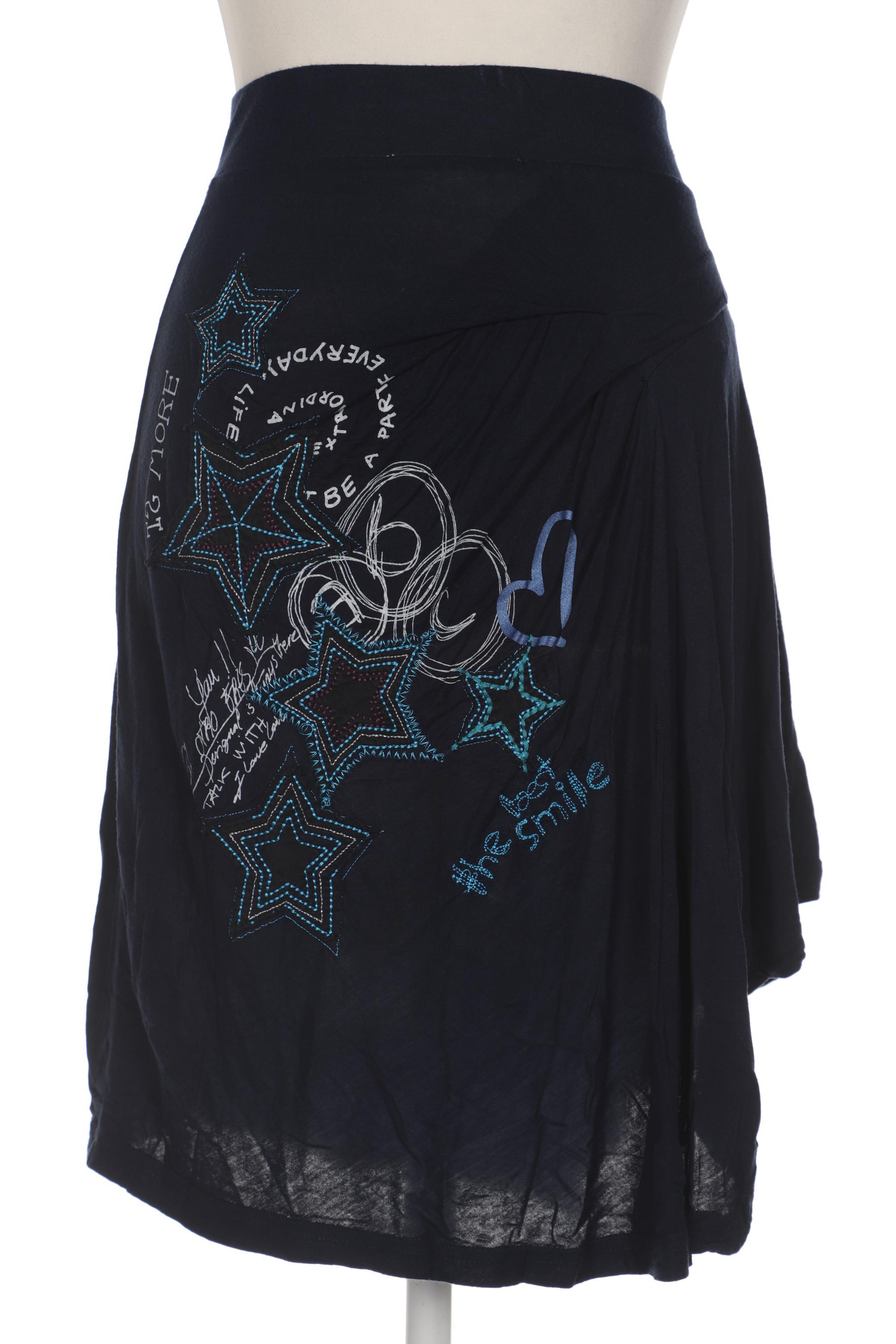 

Desigual Damen Rock, marineblau, Gr. 34