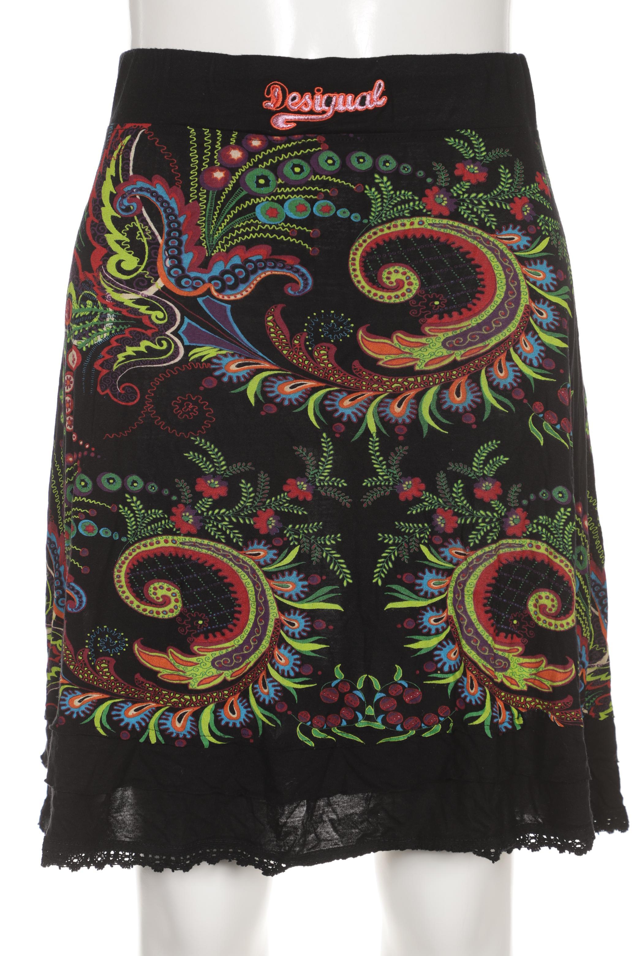 

Desigual Damen Rock, schwarz, Gr. 42