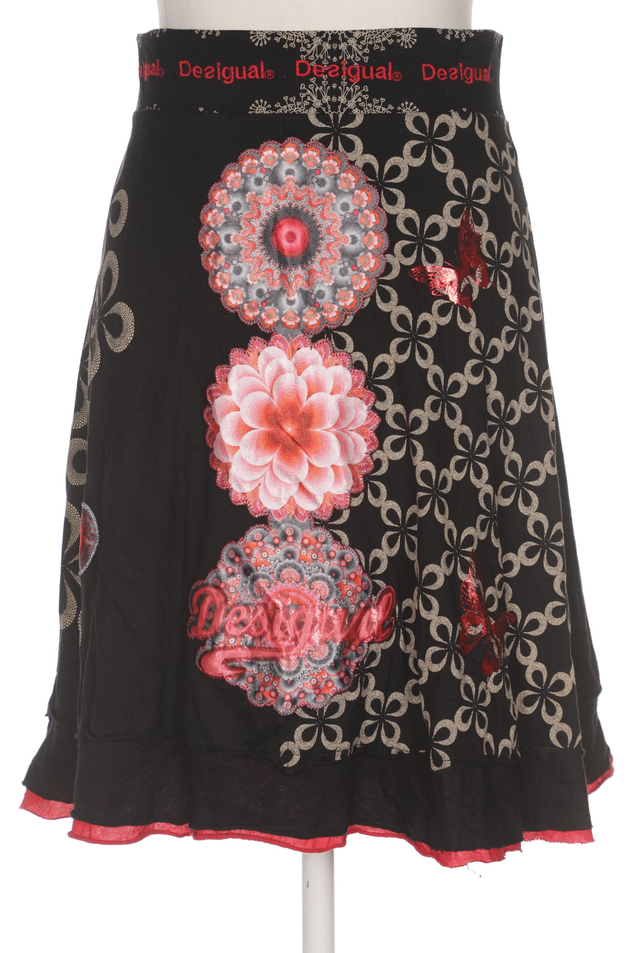 

Desigual Damen Rock, schwarz, Gr. 38