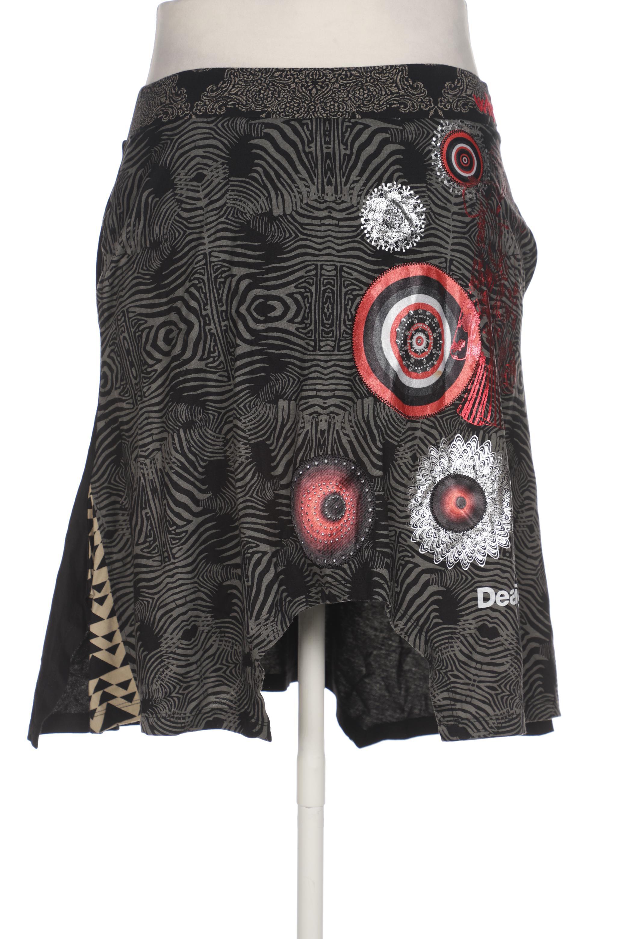 

Desigual Damen Rock, schwarz, Gr. 42