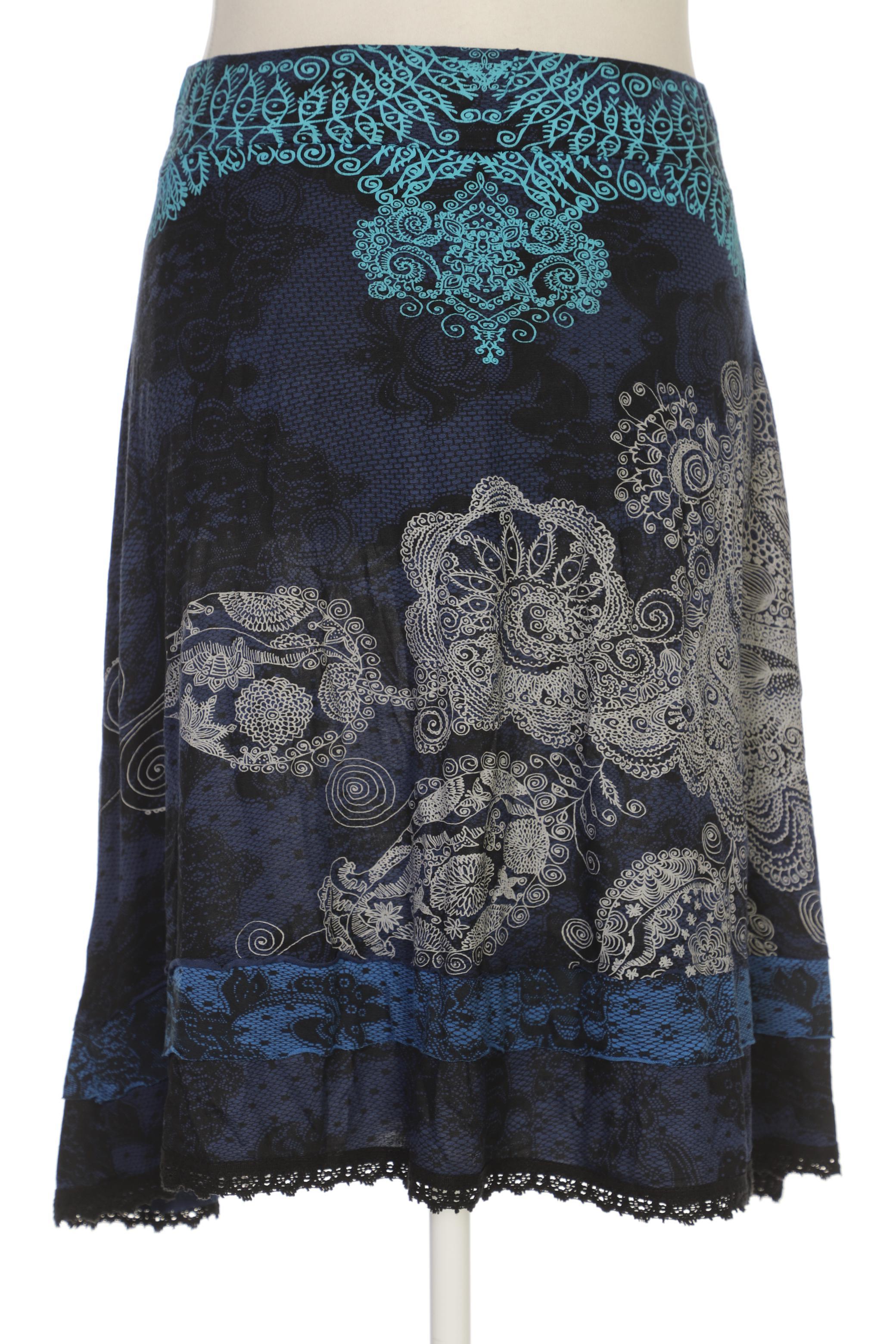 

Desigual Damen Rock, marineblau, Gr. 46