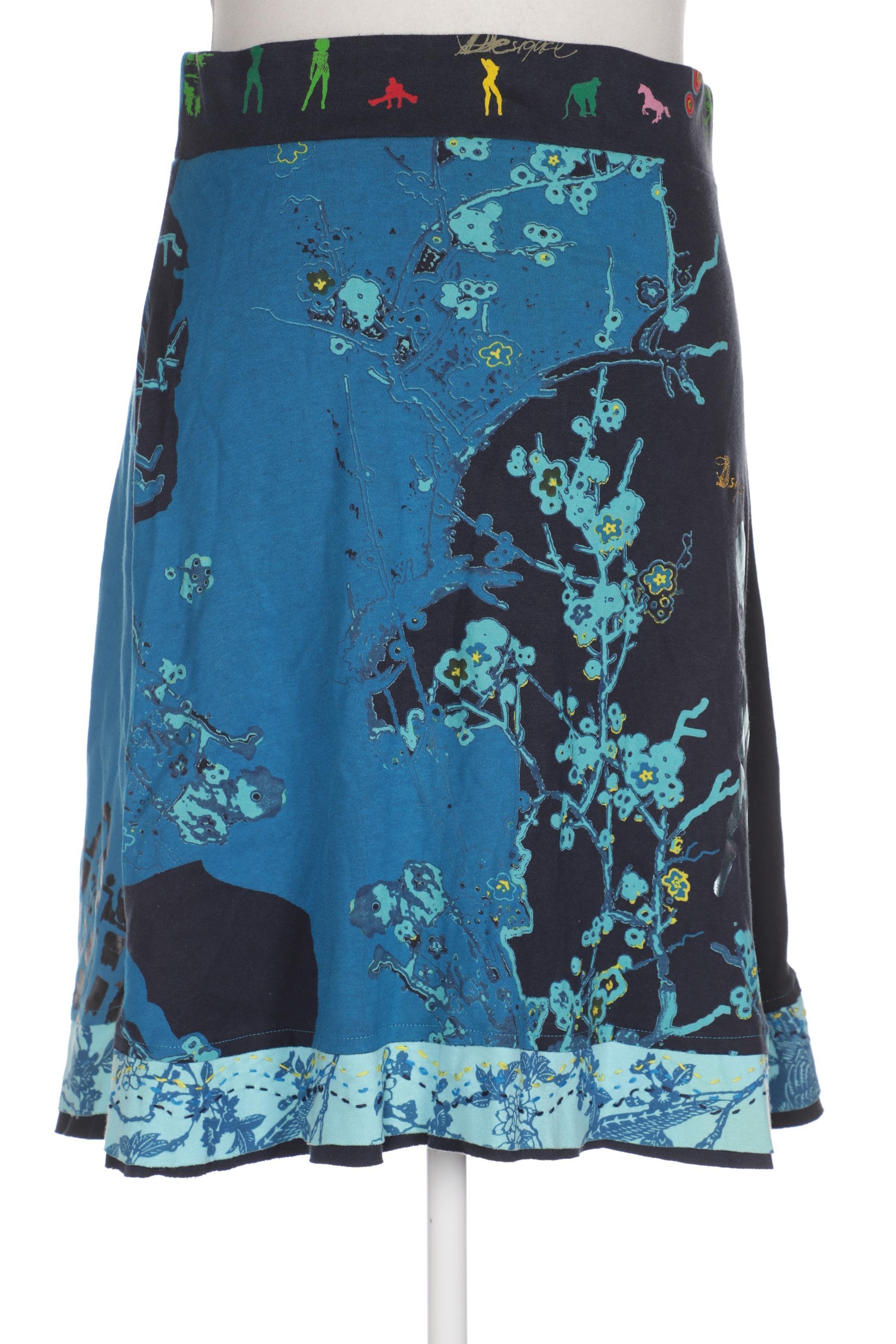 

Desigual Damen Rock, blau, Gr. 42