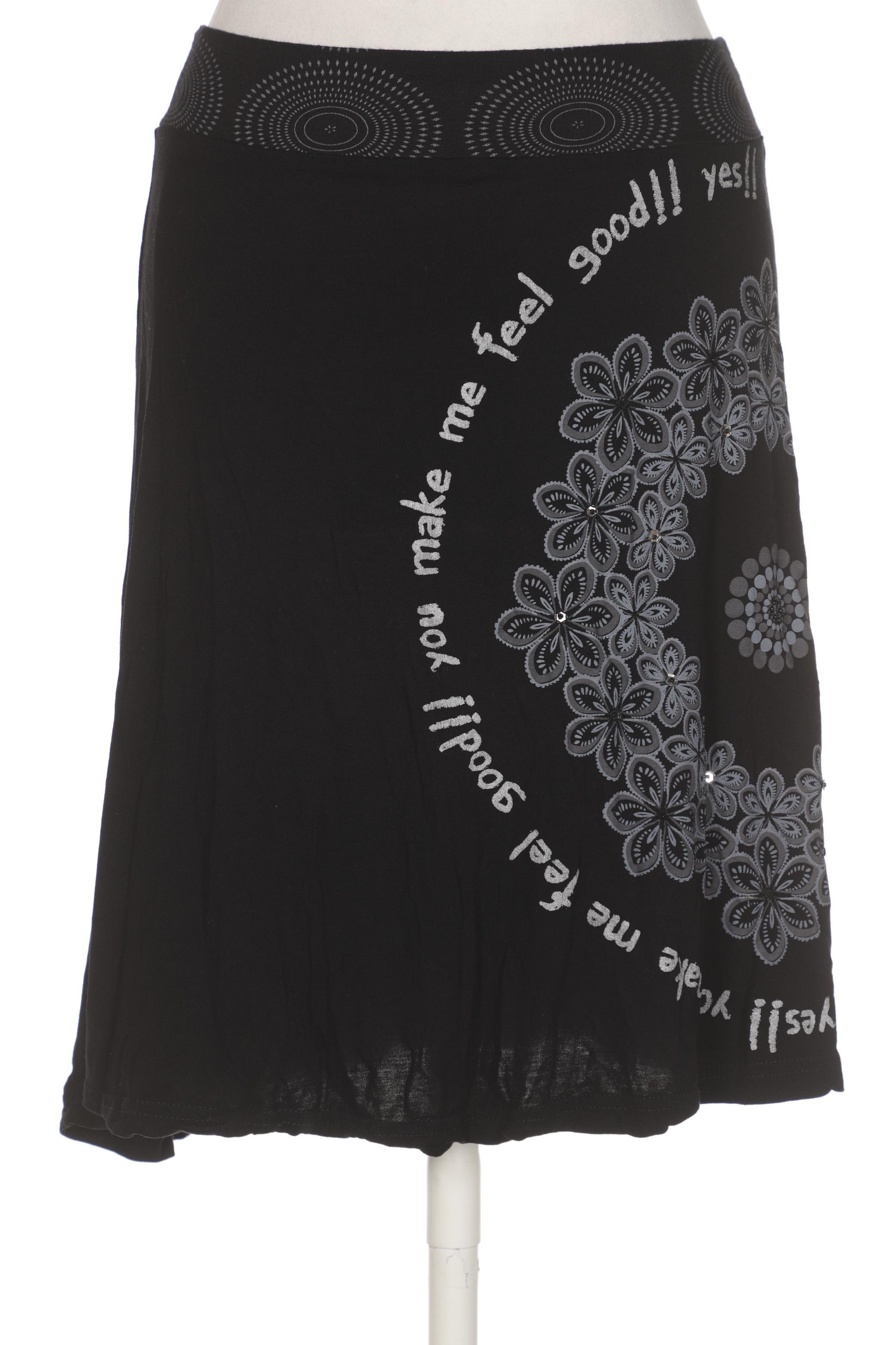 

Desigual Damen Rock, schwarz, Gr. 34