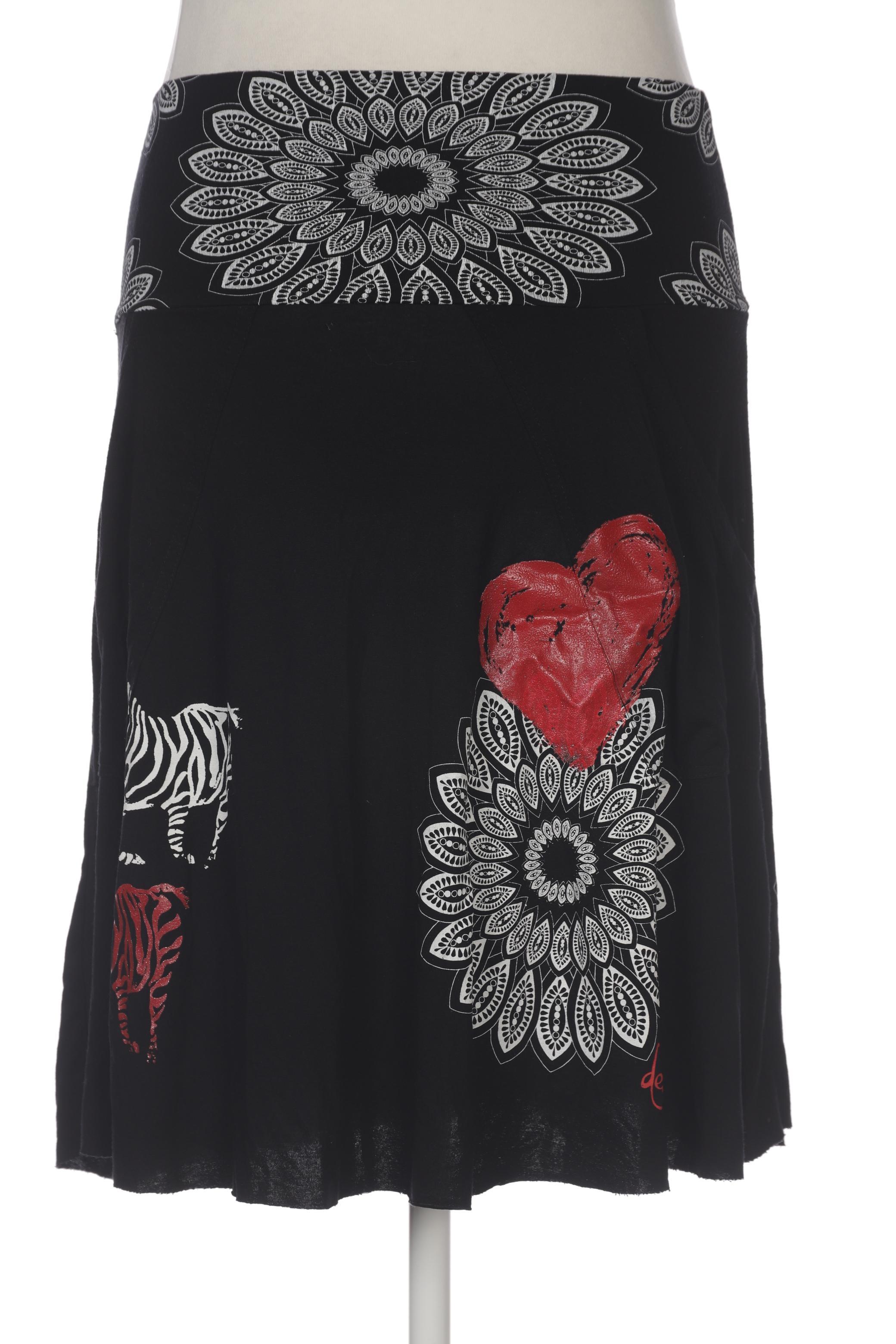 

Desigual Damen Rock, schwarz, Gr. 42
