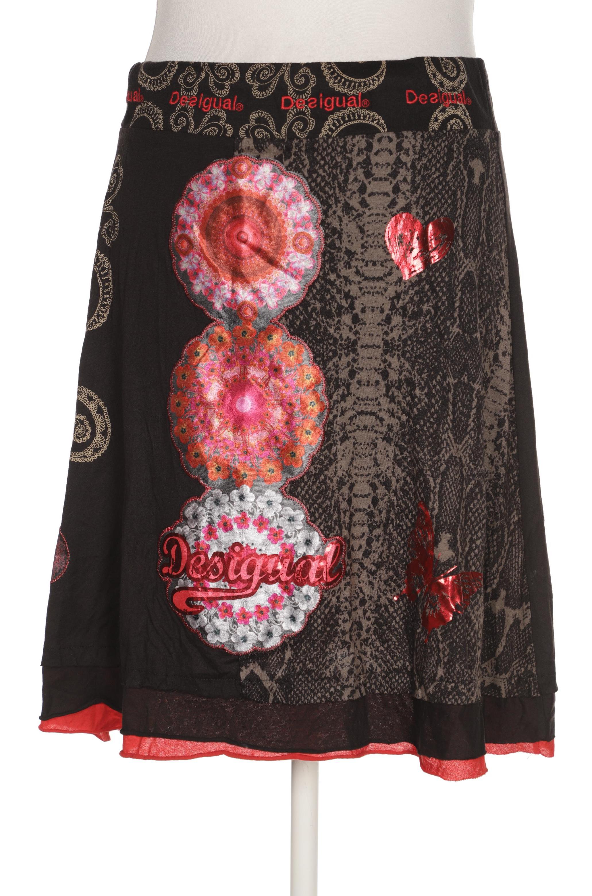 

Desigual Damen Rock, schwarz, Gr. 44