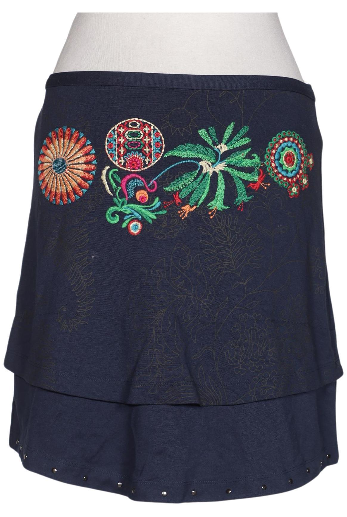 

Desigual Damen Rock, marineblau, Gr. 36