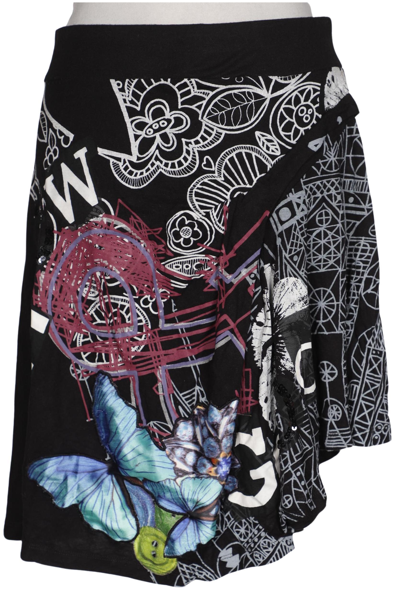 

Desigual Damen Rock, schwarz, Gr. 42