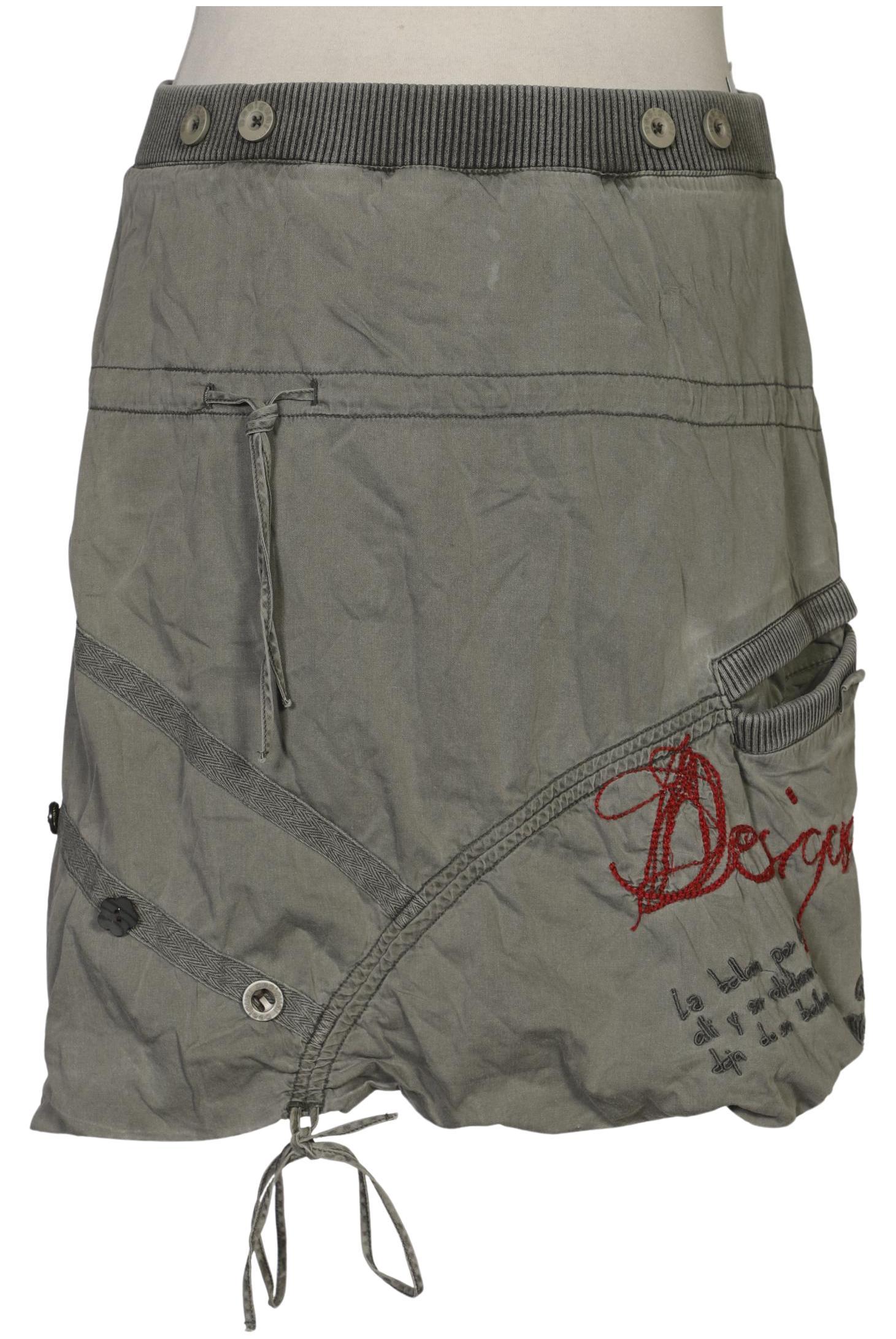 

Desigual Damen Rock, grau, Gr. 38