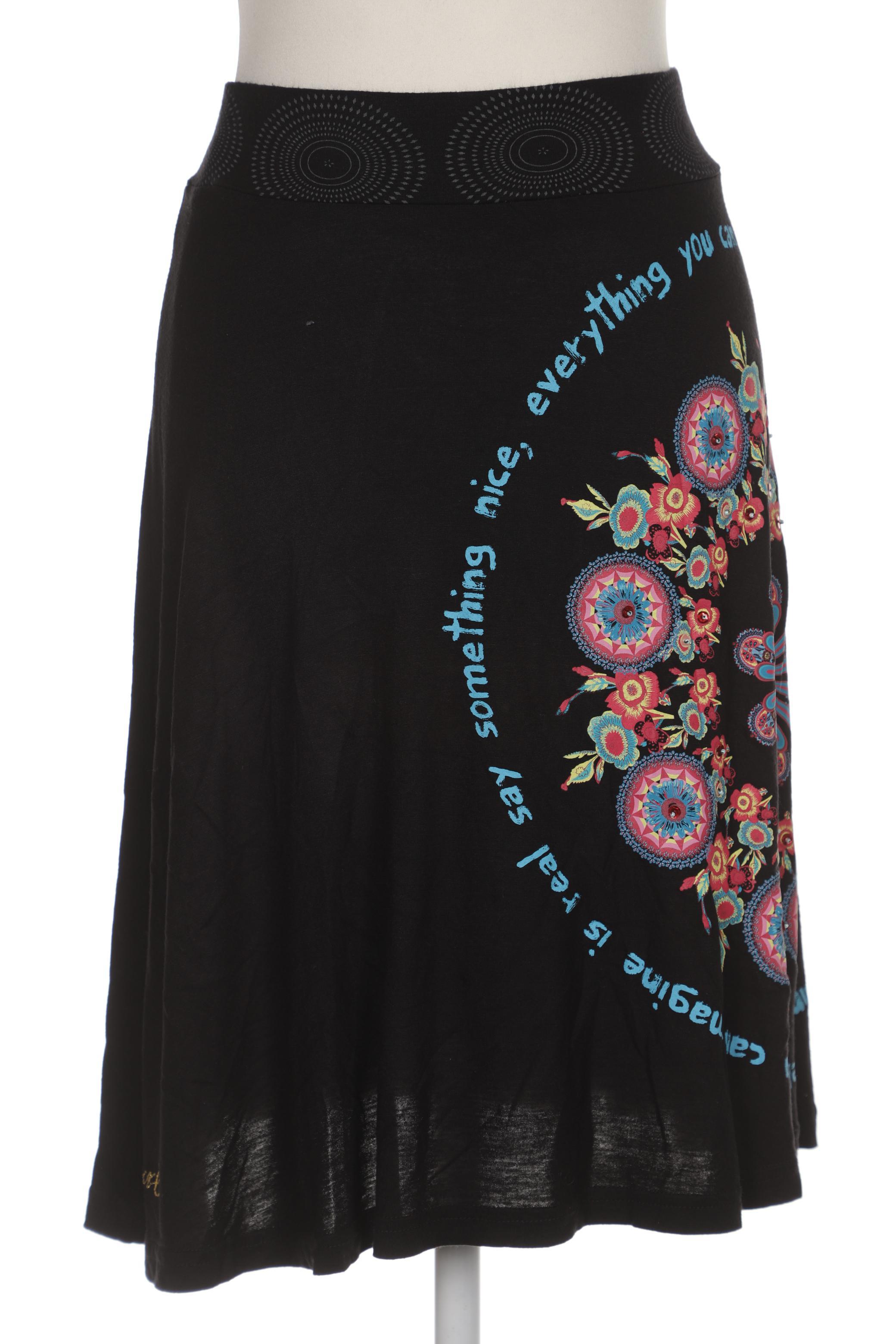 

Desigual Damen Rock, schwarz, Gr. 38