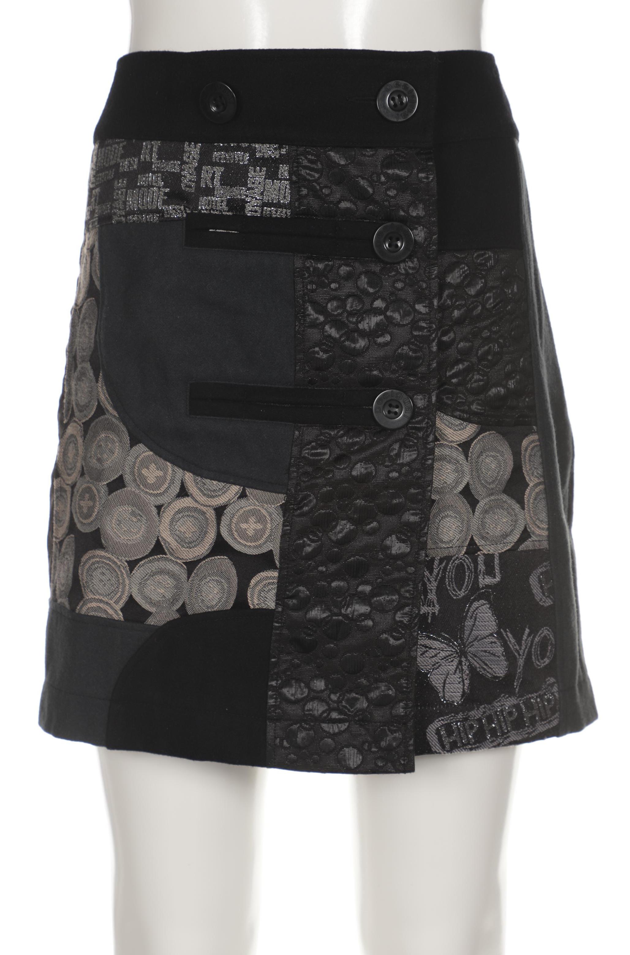 

Desigual Damen Rock, schwarz