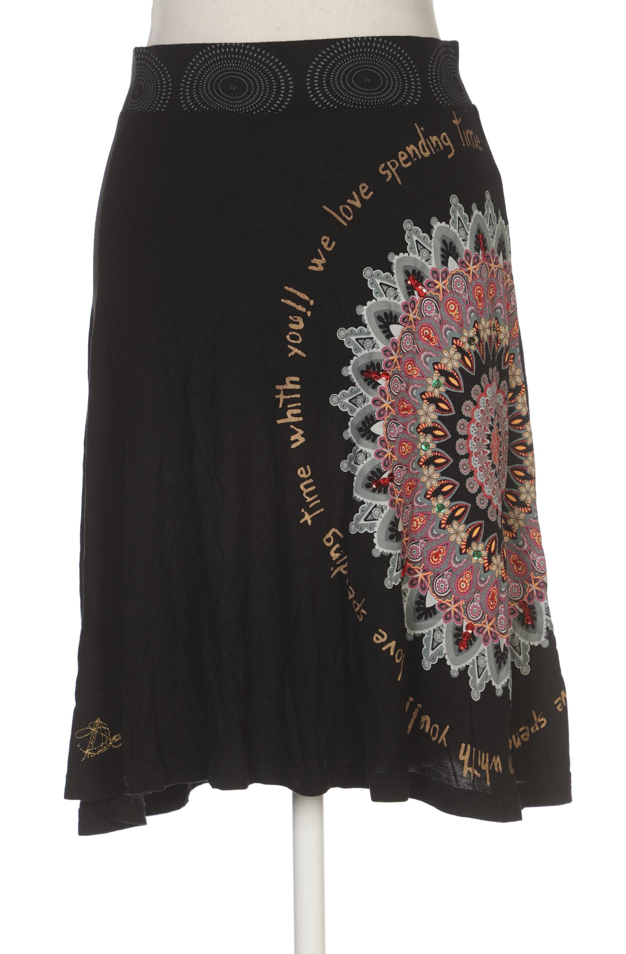 

Desigual Damen Rock, schwarz, Gr. 36