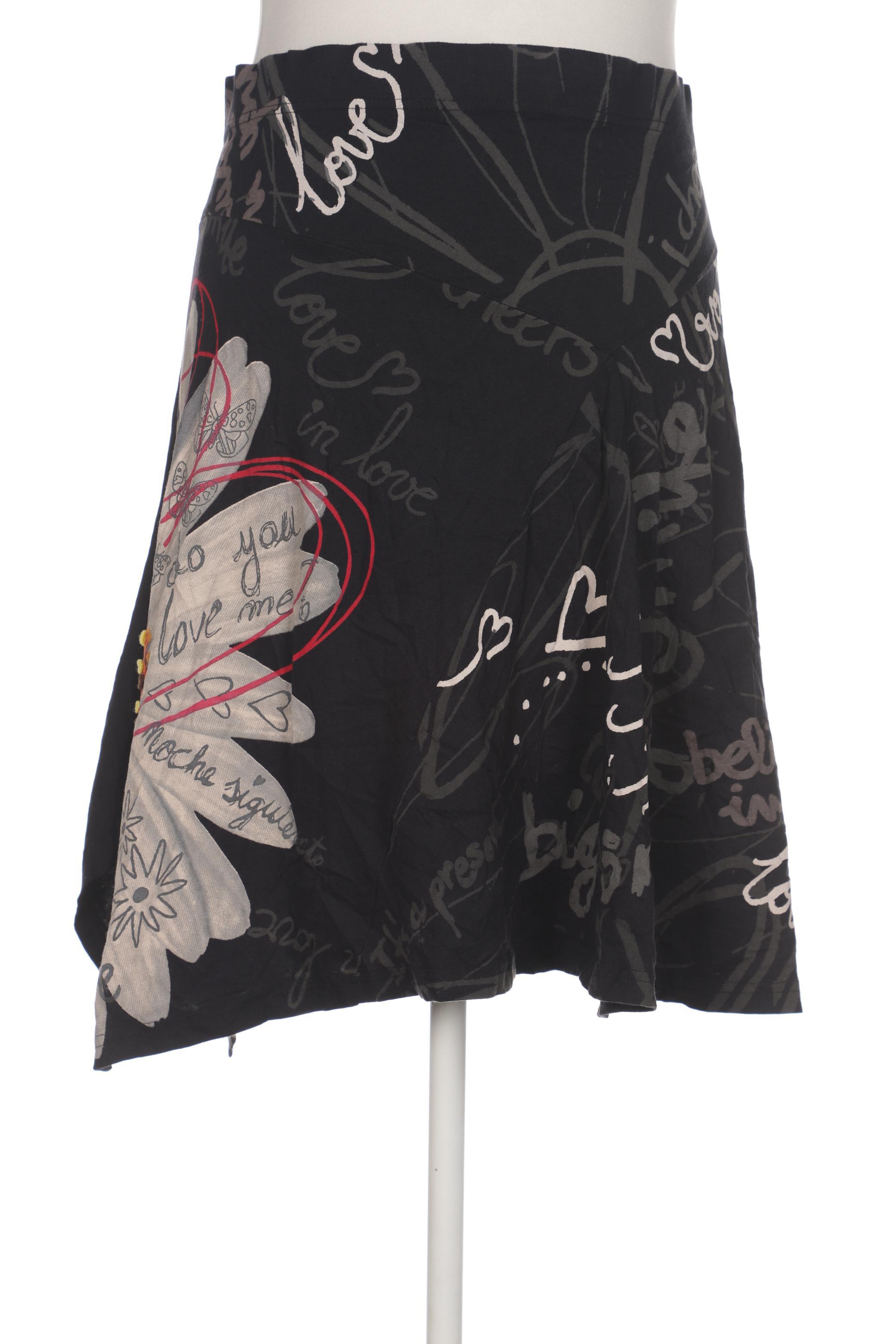 

Desigual Damen Rock, schwarz, Gr. 46