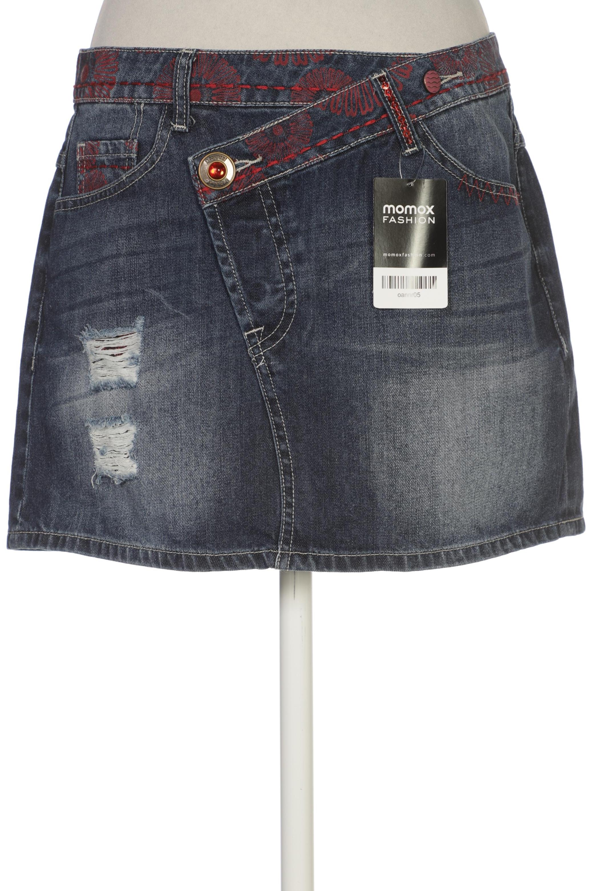 

Desigual Damen Rock, blau, Gr. 38