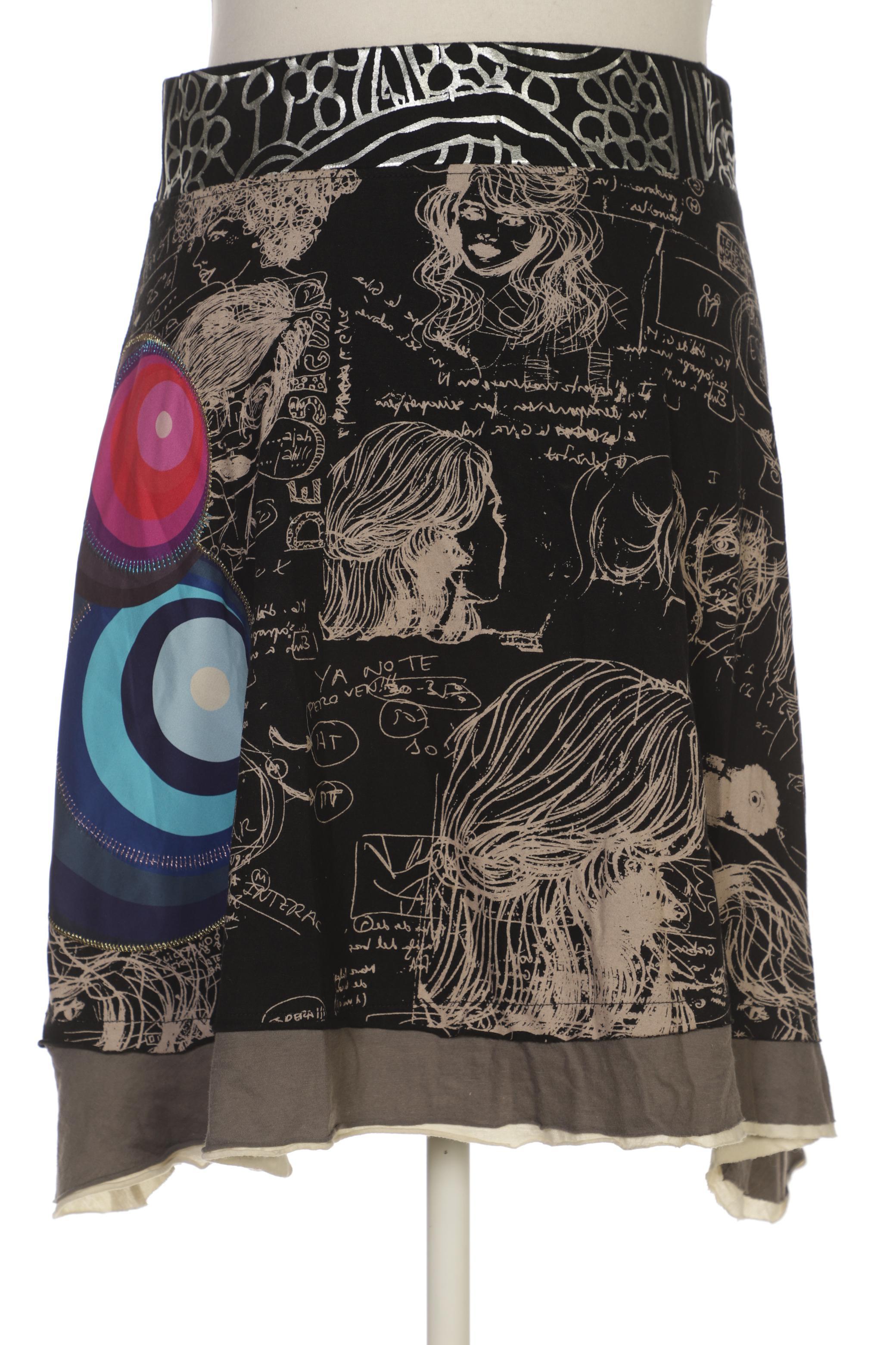 

Desigual Damen Rock, schwarz, Gr. 44