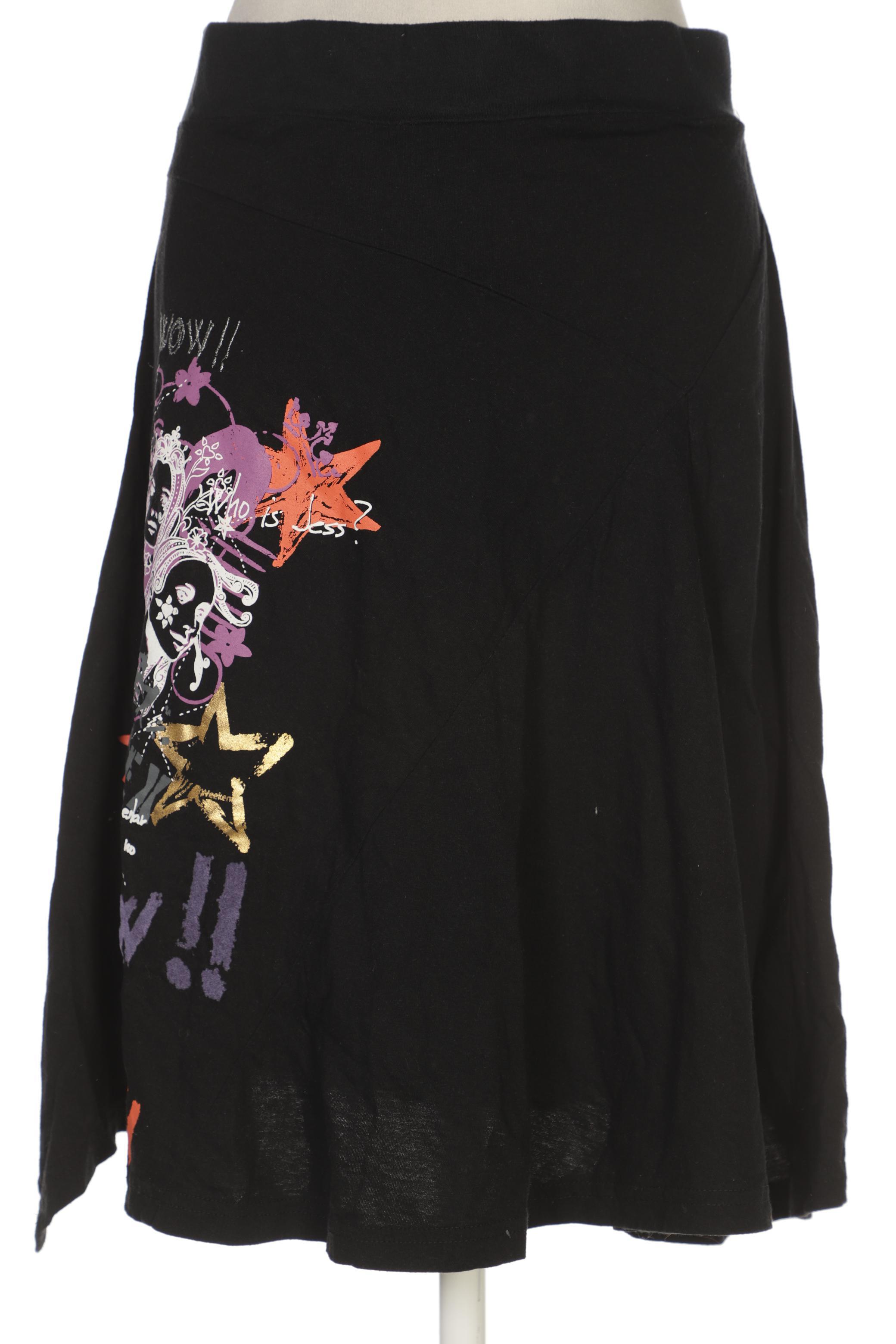 

Desigual Damen Rock, schwarz, Gr. 42