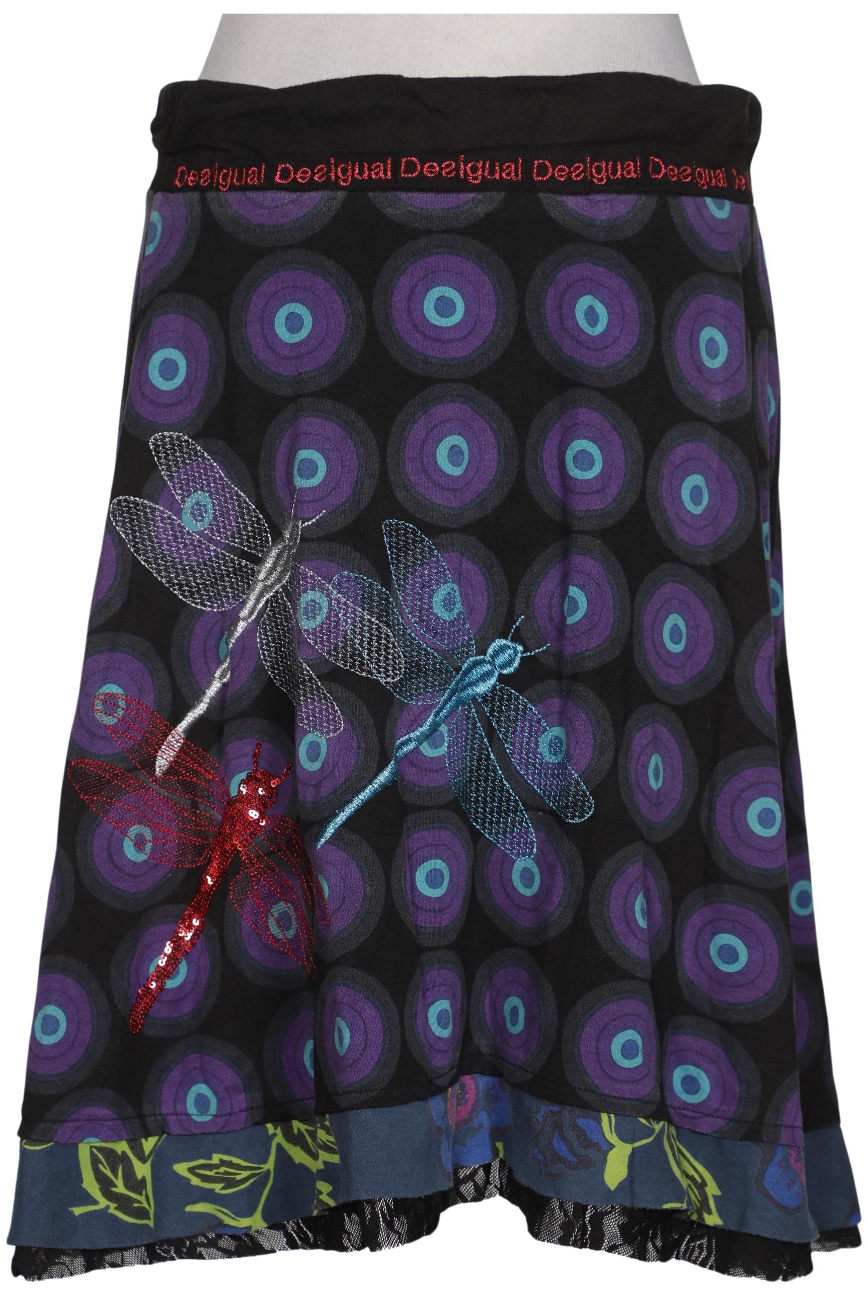 

Desigual Damen Rock, schwarz, Gr. 38