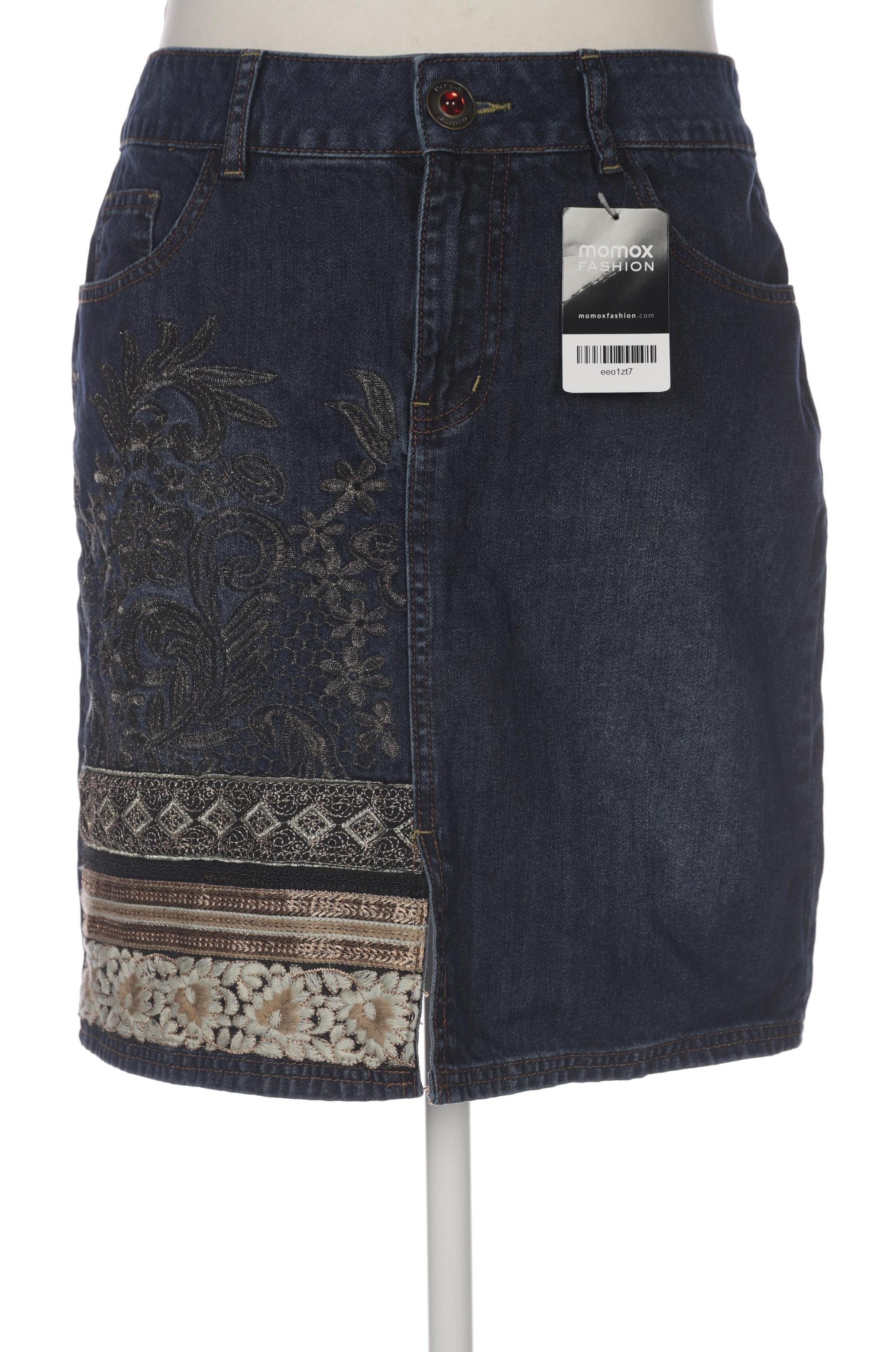 

Desigual Damen Rock, marineblau, Gr. 34