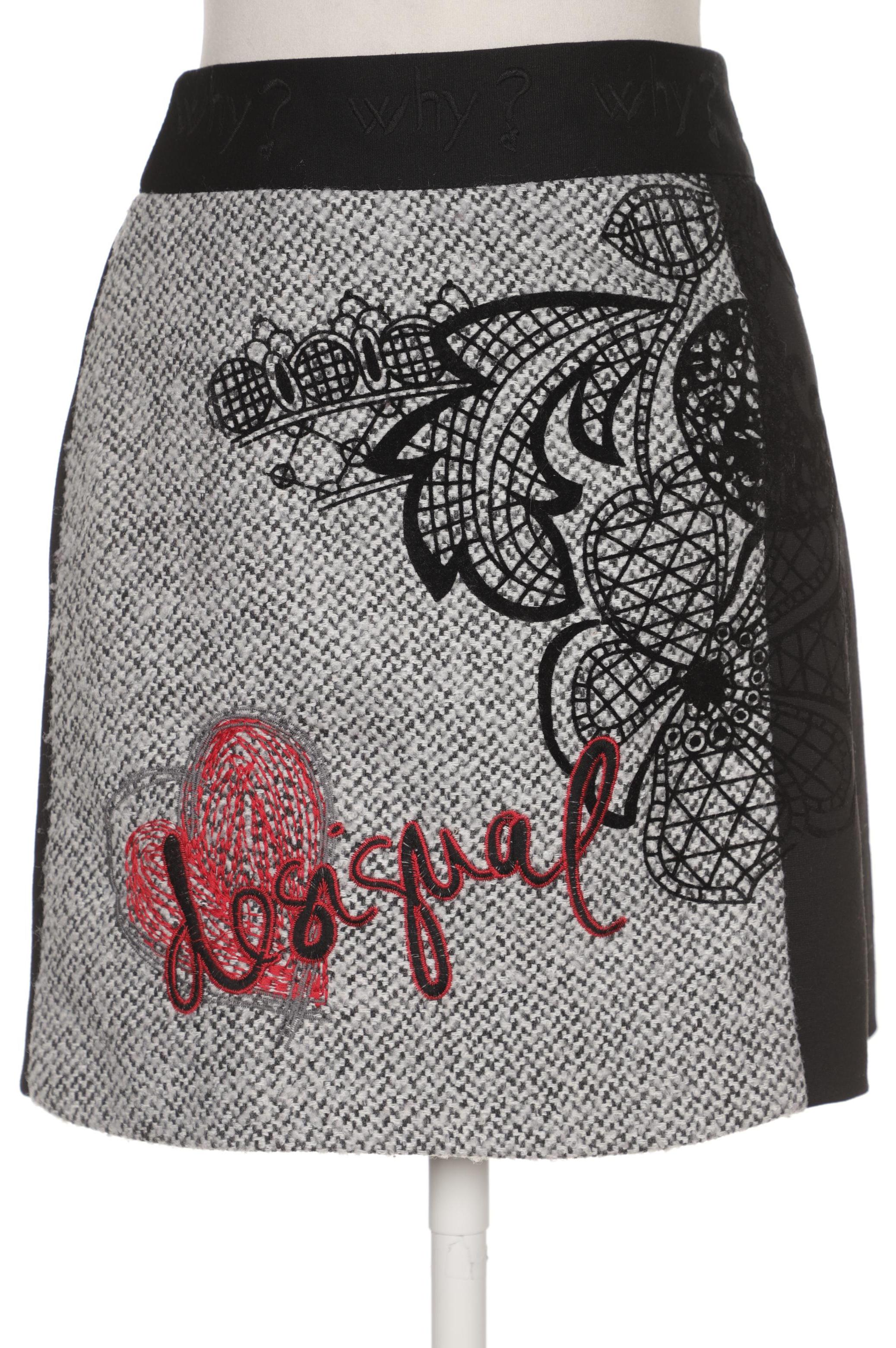 

Desigual Damen Rock, schwarz, Gr. 38