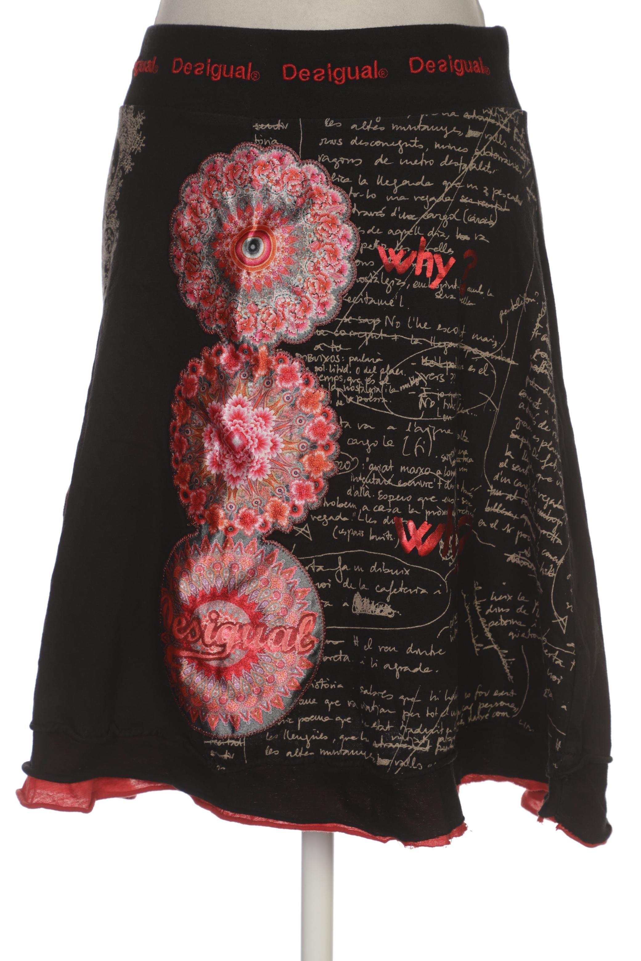 

Desigual Damen Rock, schwarz, Gr. 38