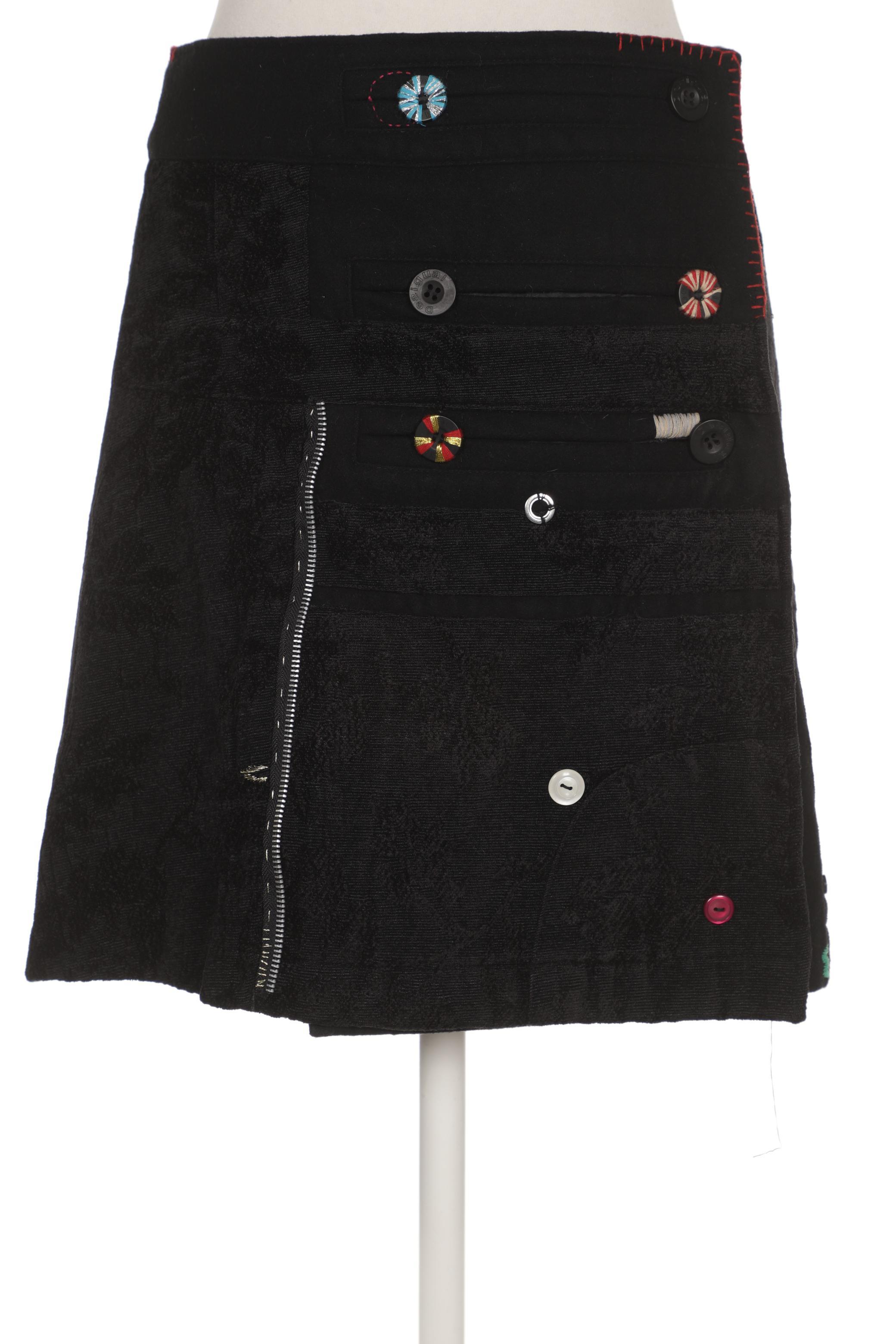 

Desigual Damen Rock, schwarz, Gr. 42