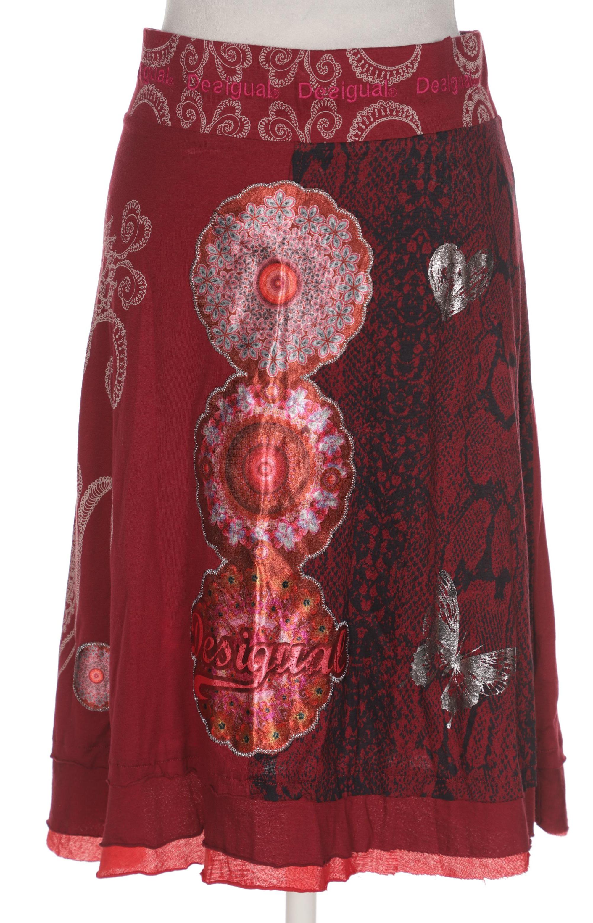 

Desigual Damen Rock, bordeaux, Gr. 38