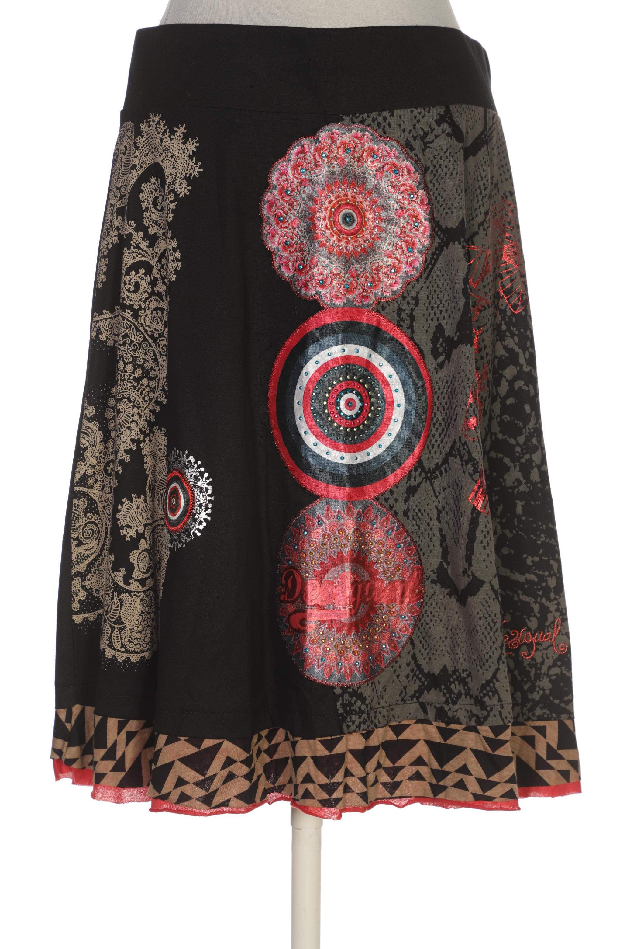 

Desigual Damen Rock, schwarz, Gr. 42