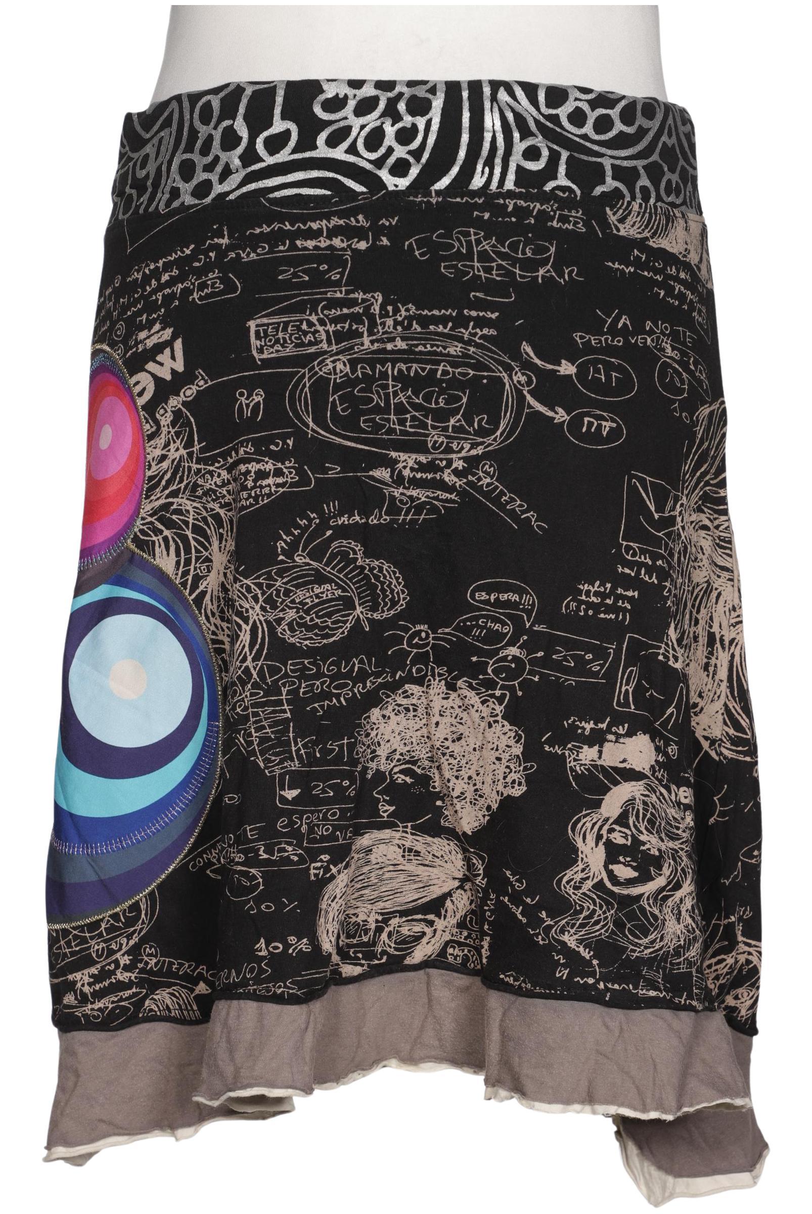 

Desigual Damen Rock, schwarz, Gr. 42