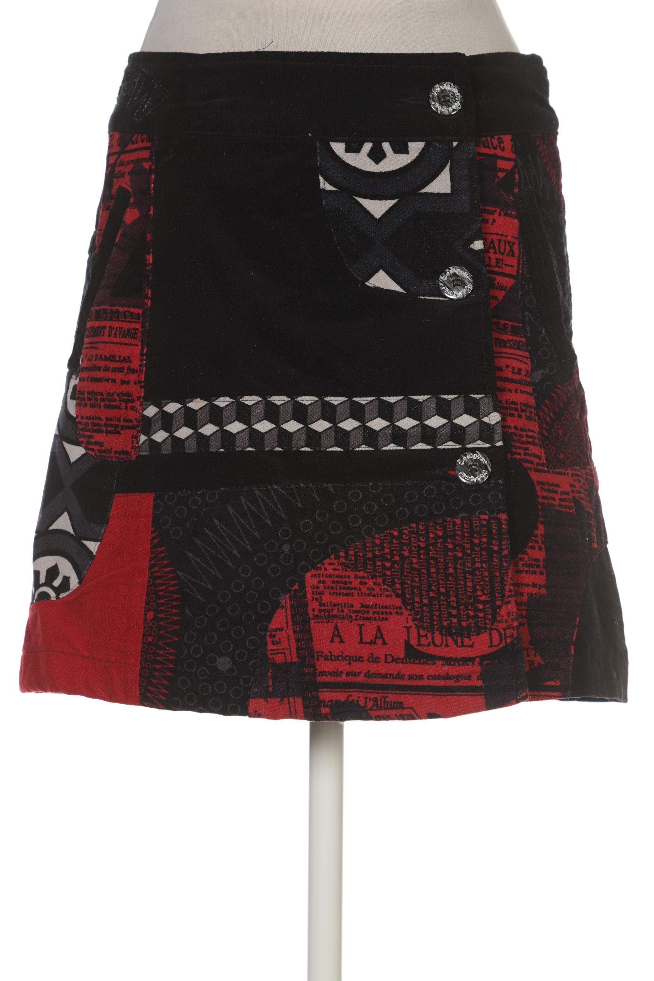 

Desigual Damen Rock, schwarz, Gr. 38
