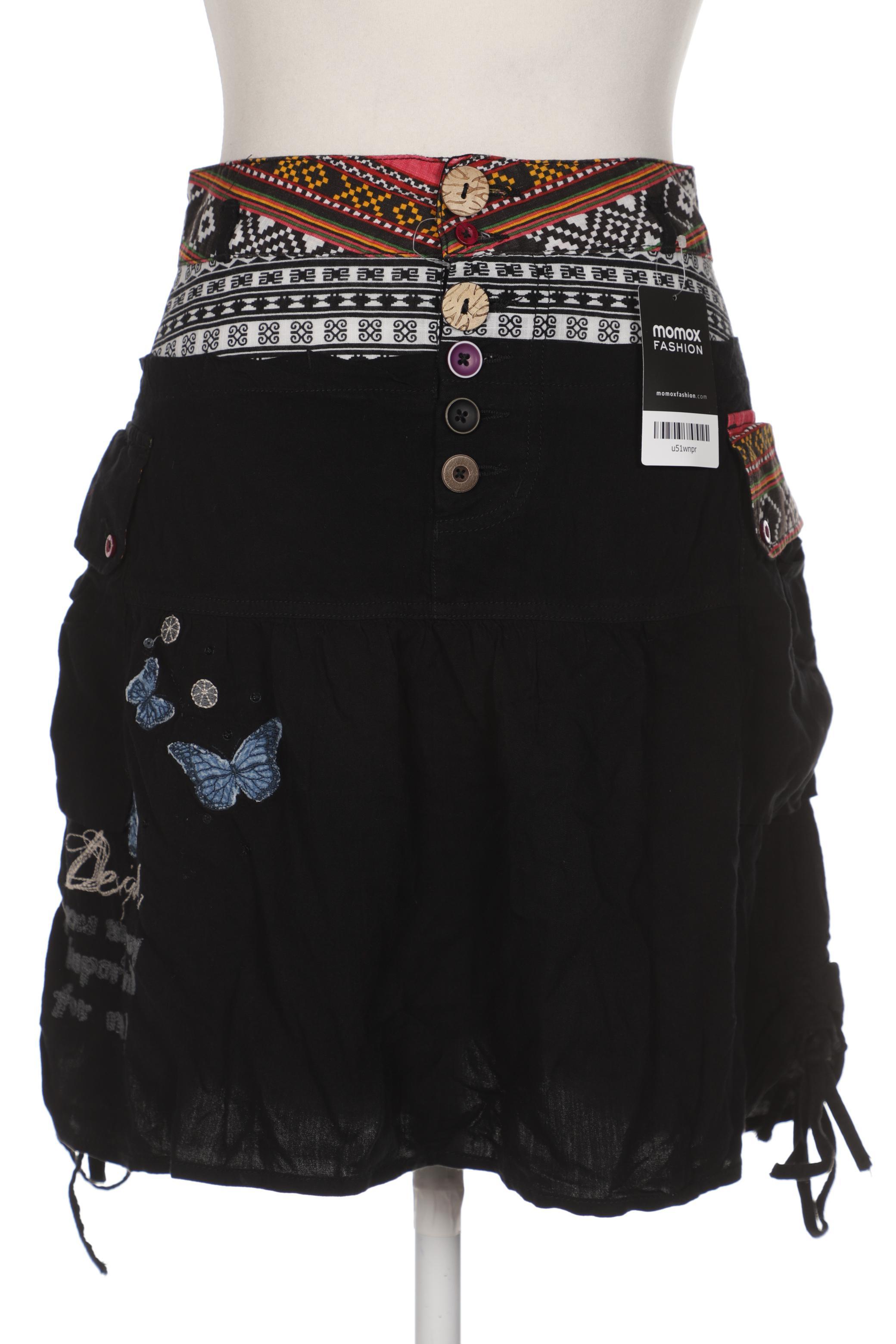 

Desigual Damen Rock, schwarz, Gr. 42