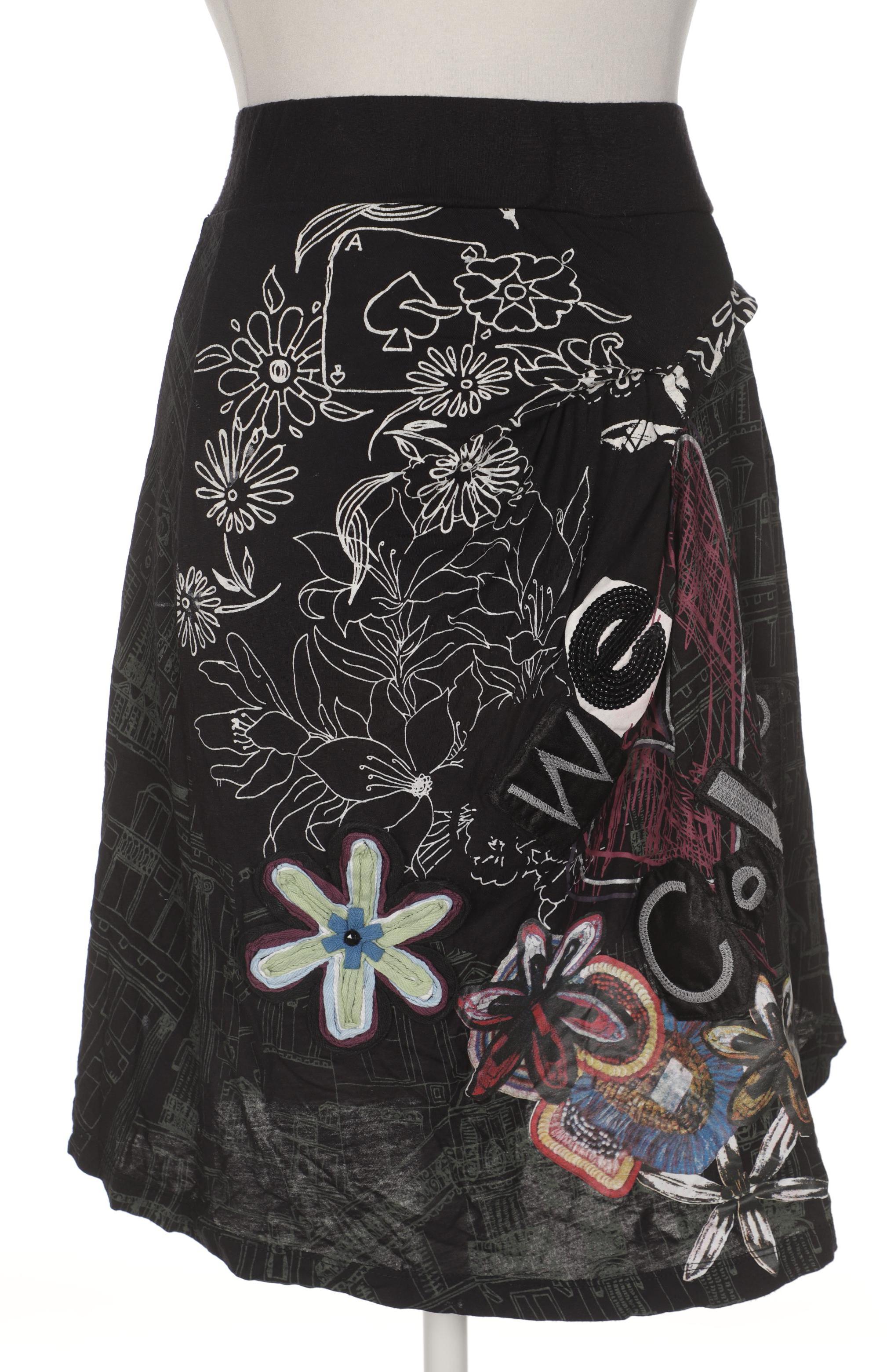 

Desigual Damen Rock, schwarz, Gr. 38