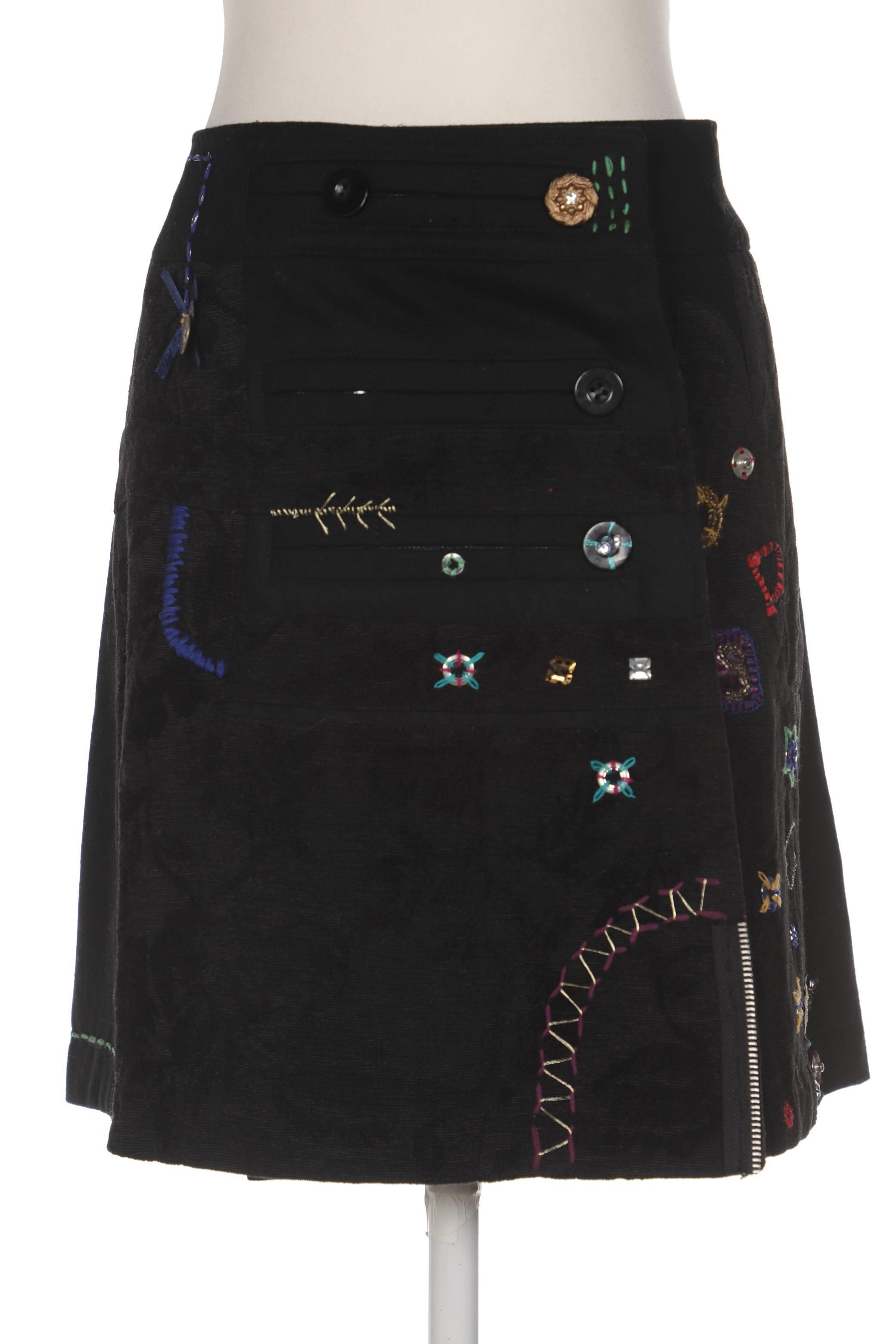 

Desigual Damen Rock, schwarz, Gr. 38