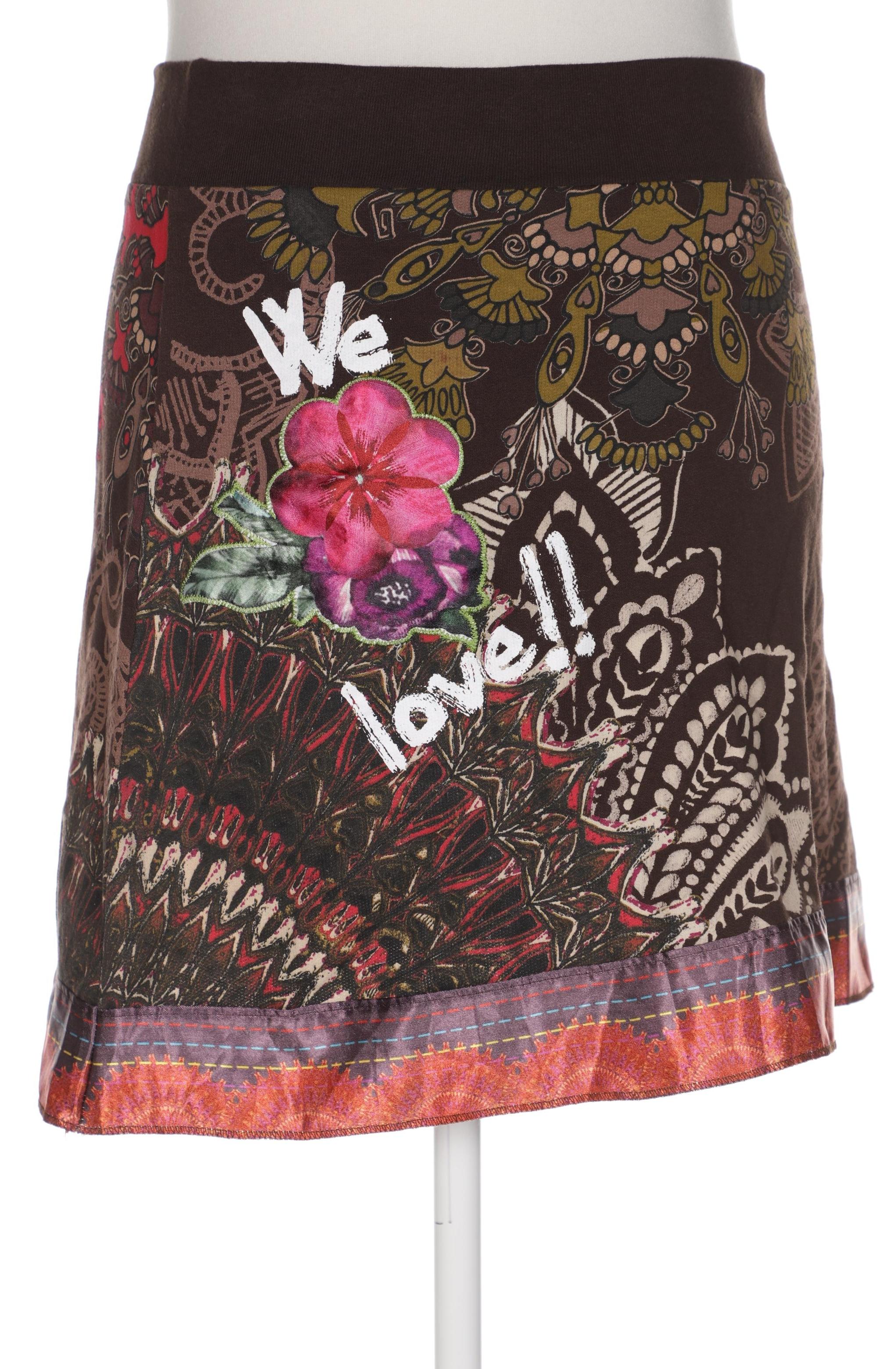 

Desigual Damen Rock, braun, Gr. 44