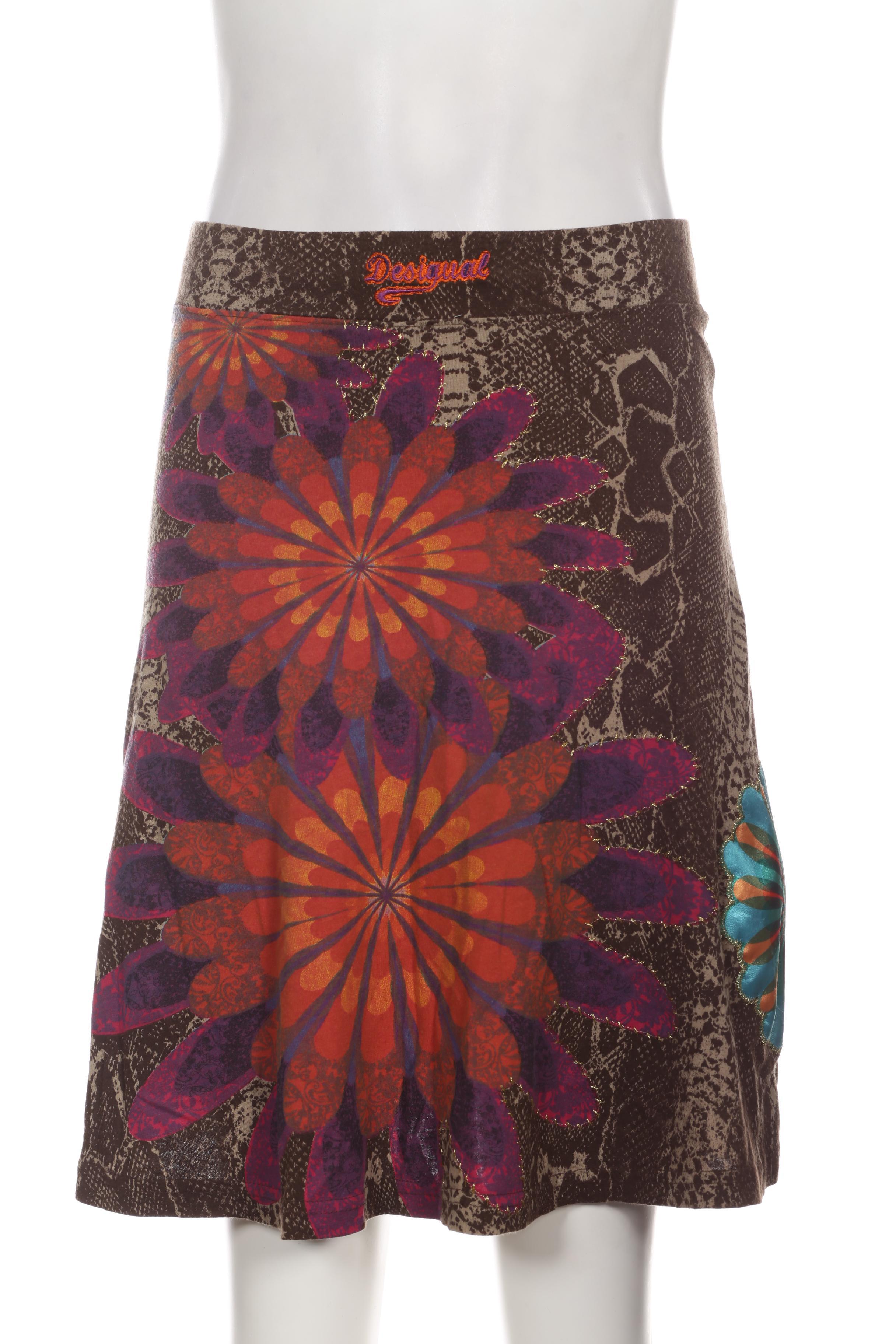 

Desigual Damen Rock, braun, Gr. 34