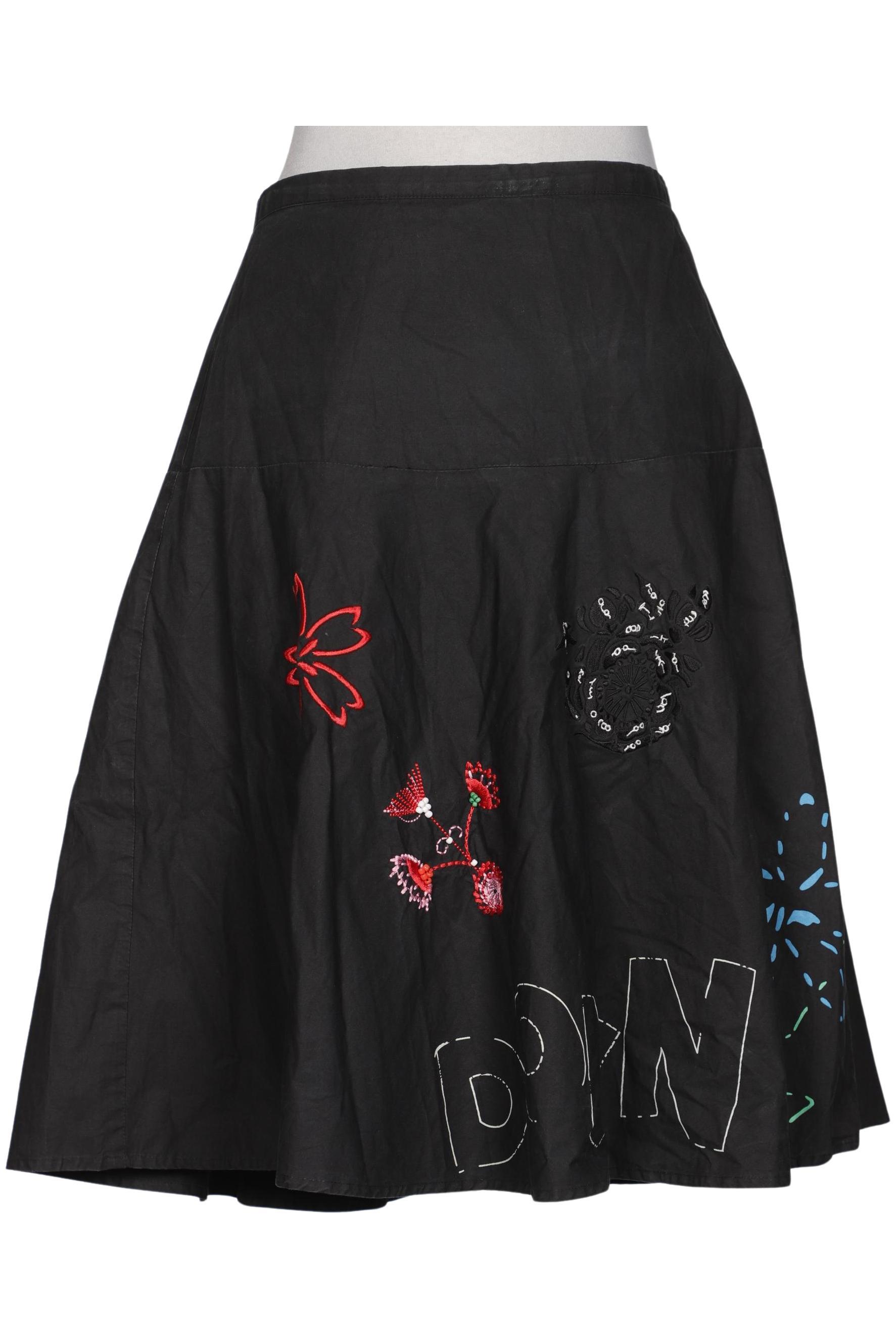 

Desigual Damen Rock, schwarz, Gr. 38