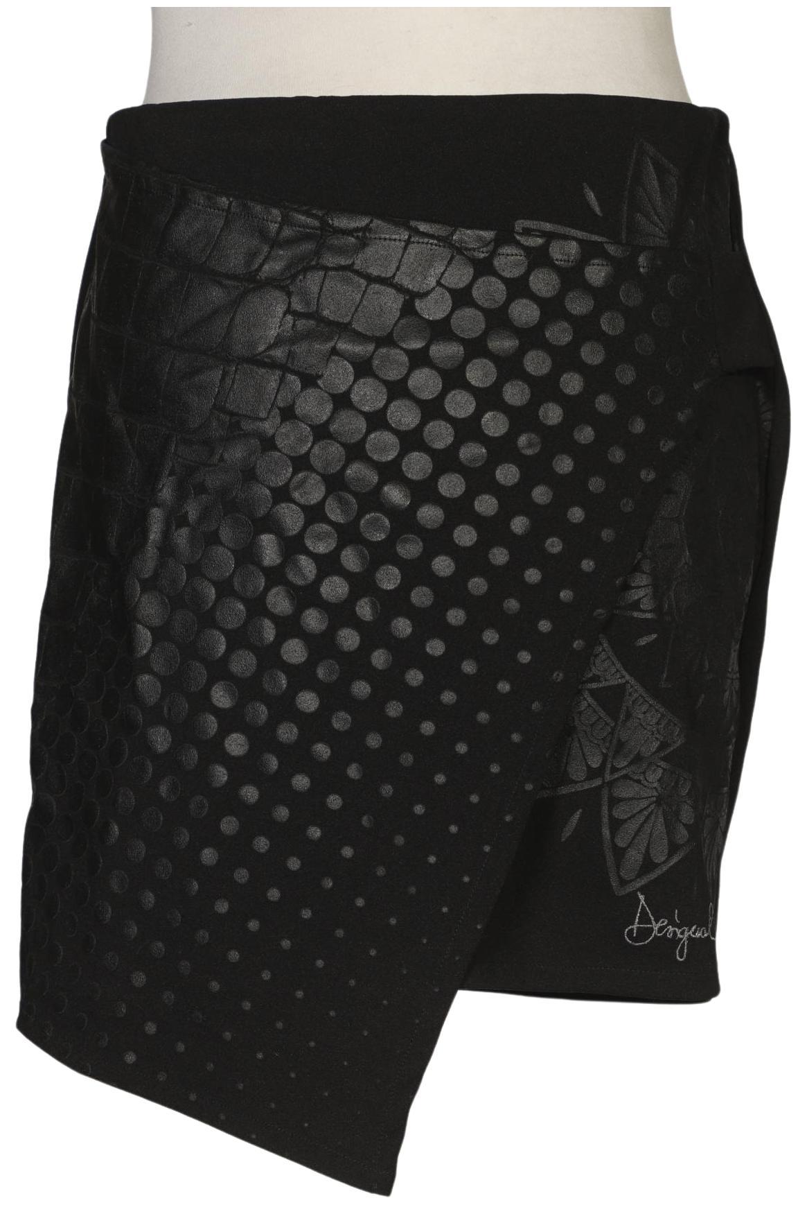 

Desigual Damen Rock, schwarz, Gr. 42
