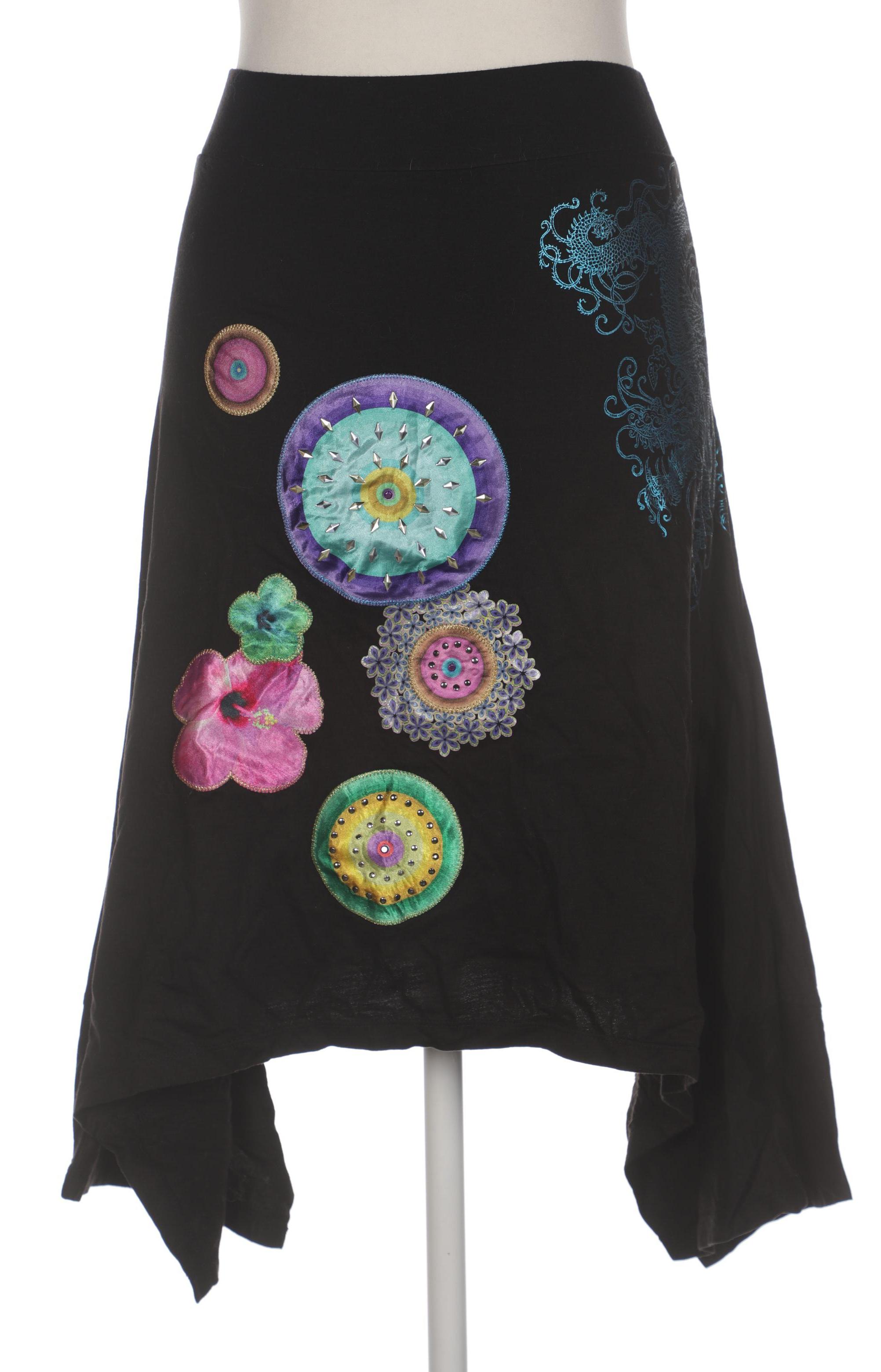 

Desigual Damen Rock, schwarz, Gr. 38